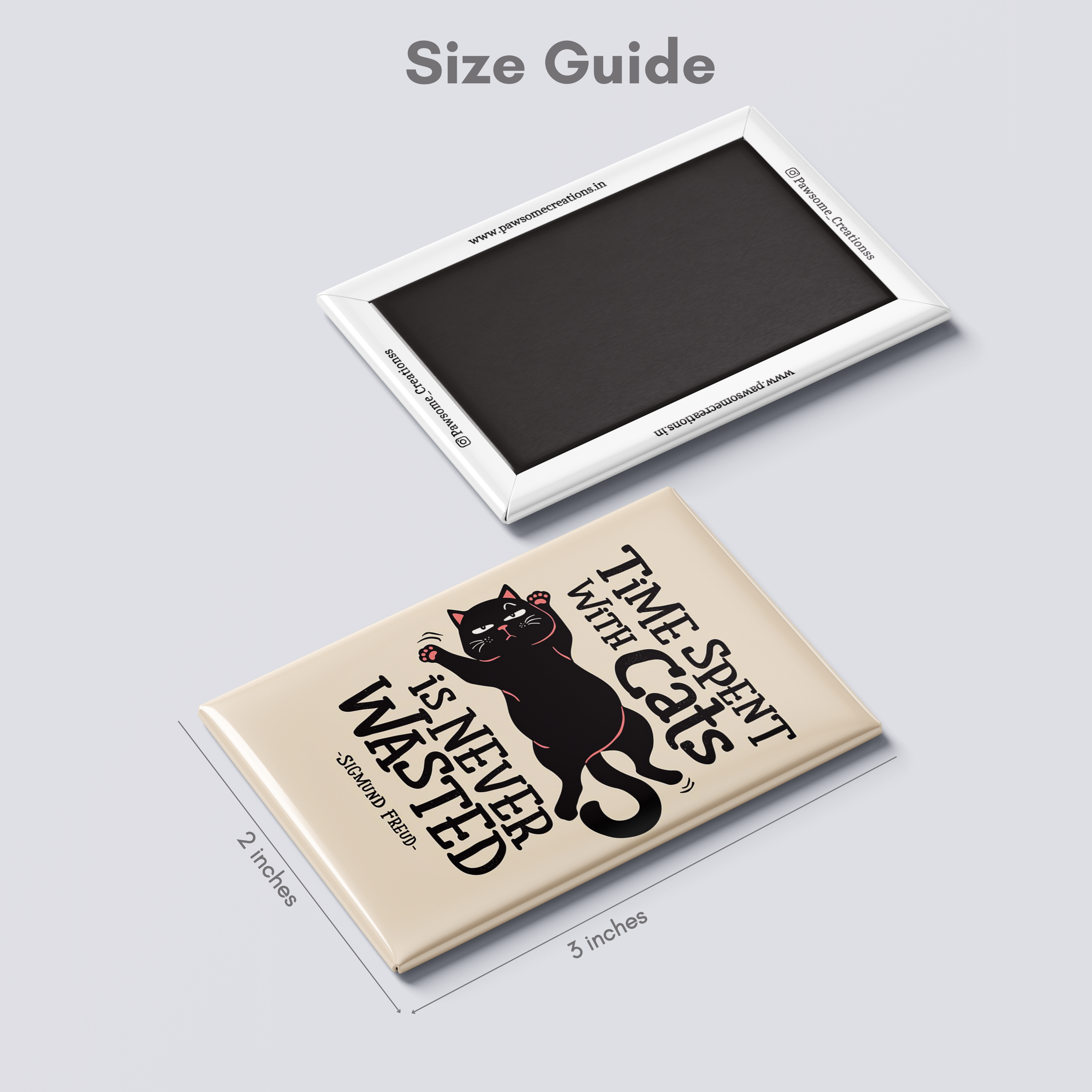 Meow Magic Cat Fridge Magnet