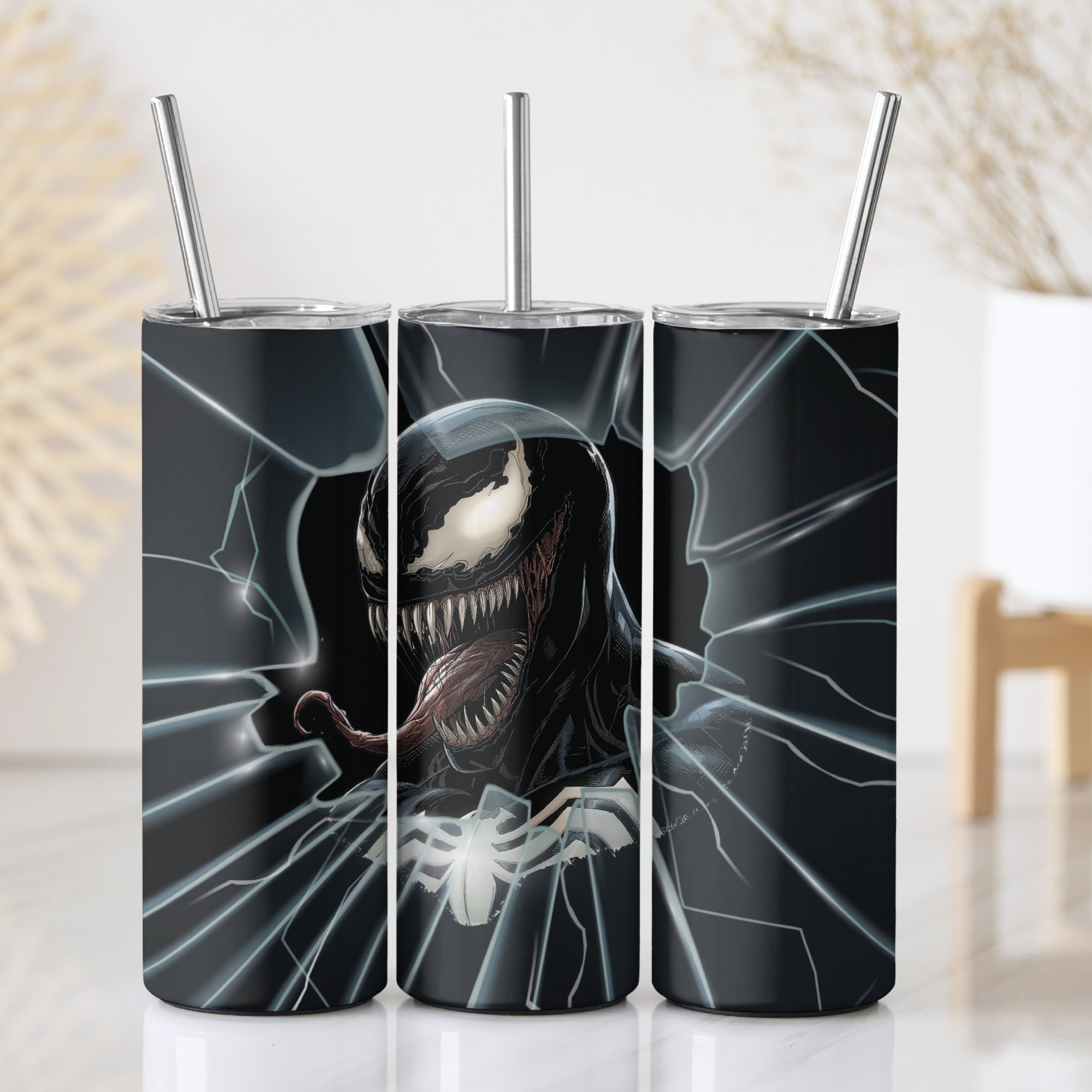 Venom Themed Stainless Steel Vacuum Insulated Tumbler