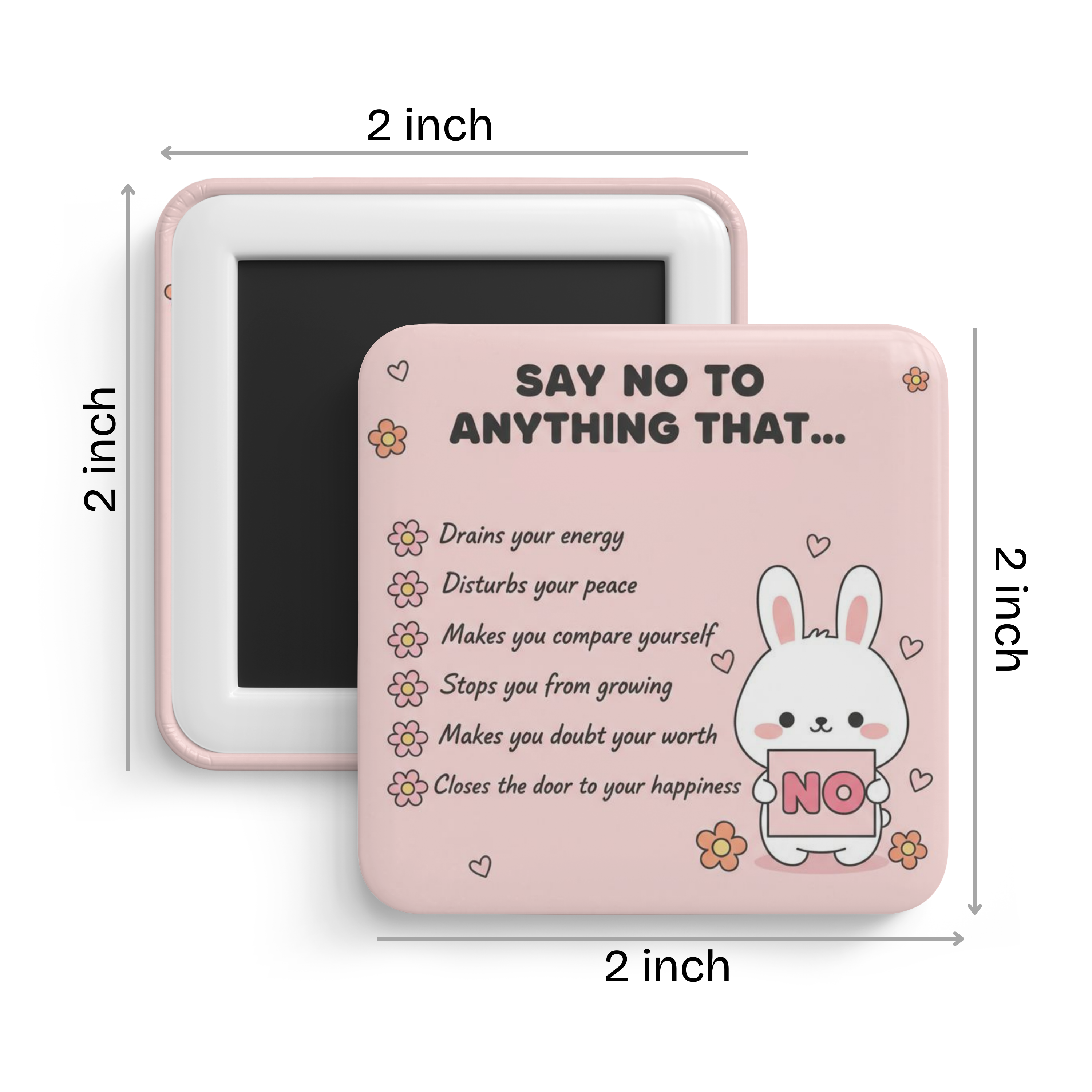 Mindful Stillness Fridge Magnet