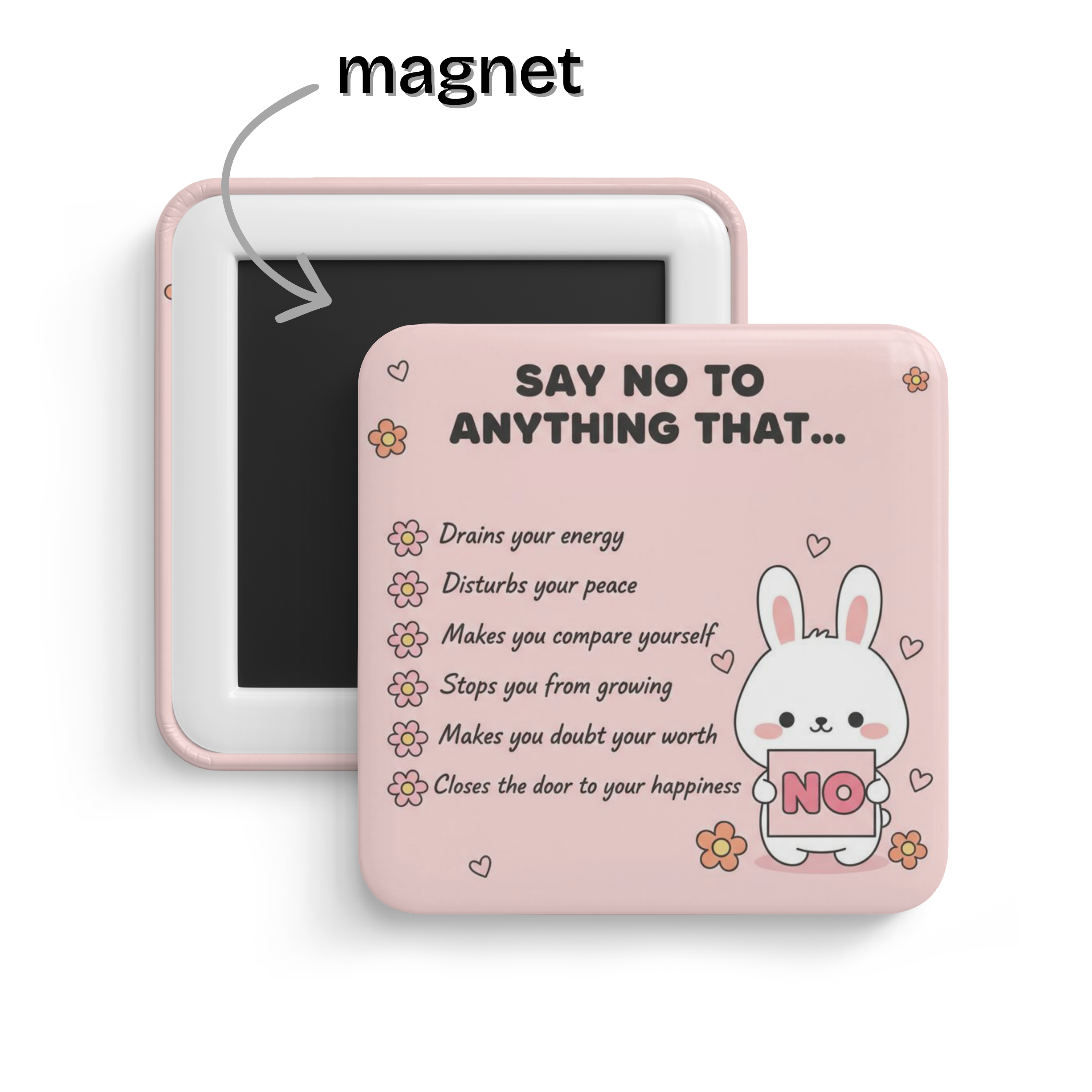 Mindful Stillness Fridge Magnet