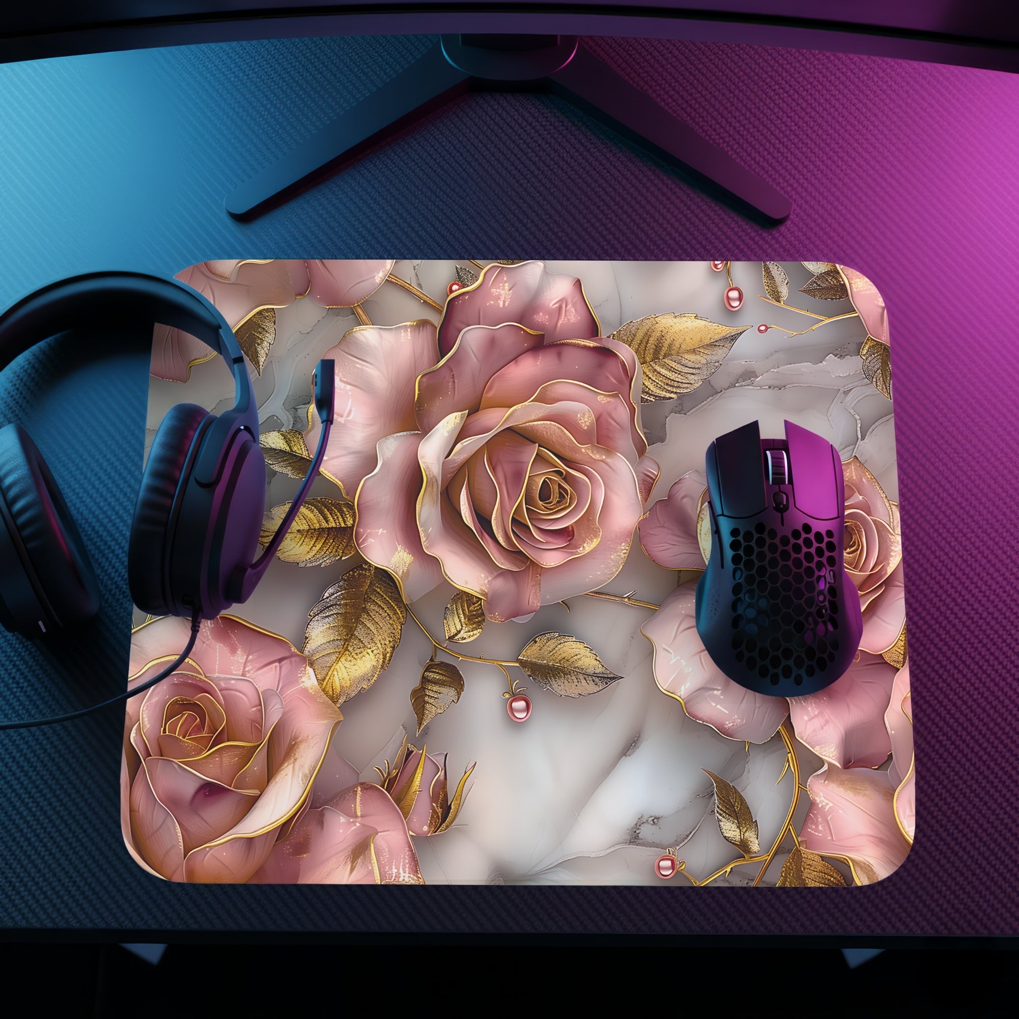 Blush Bloom Mouse Pad