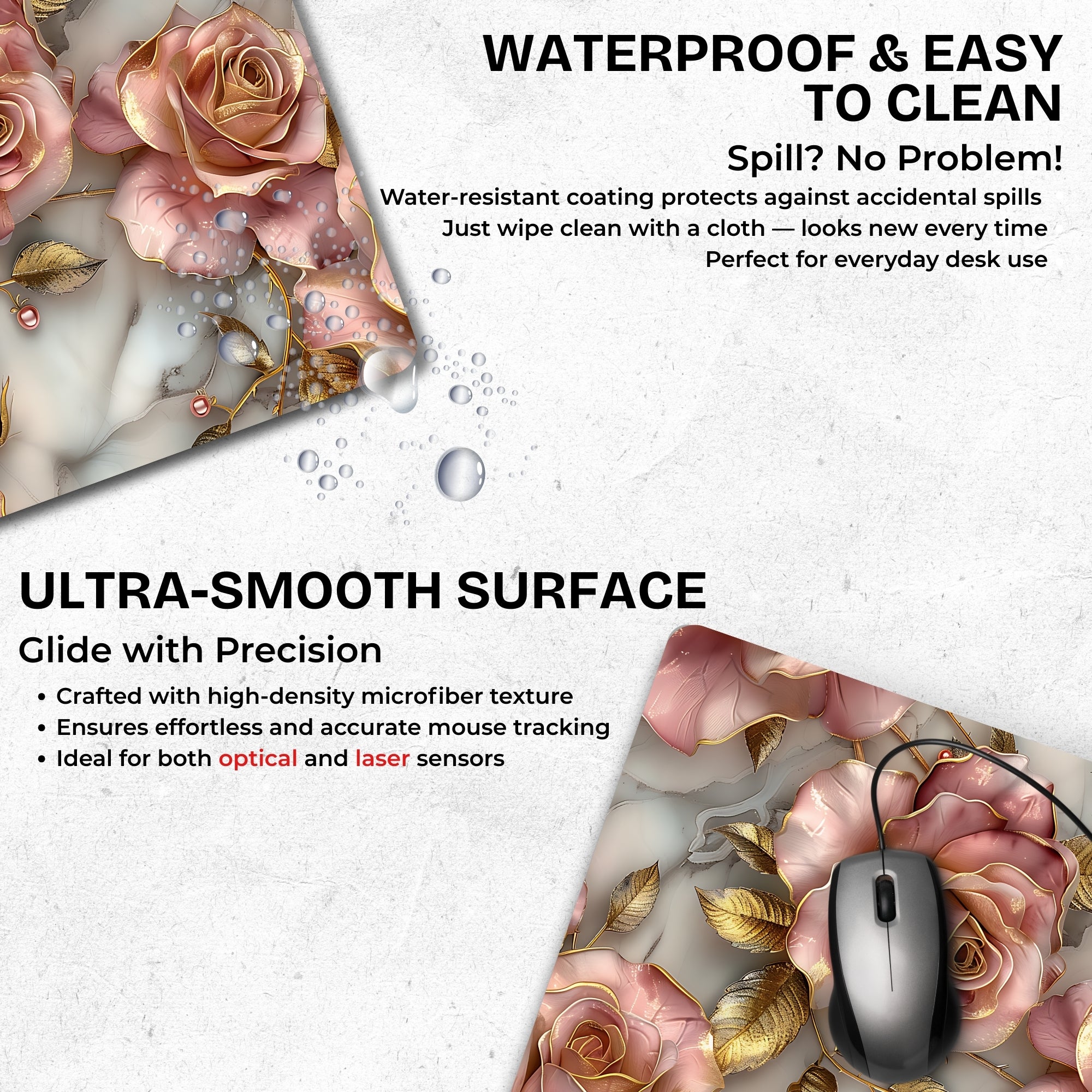 Blush Bloom Mouse Pad