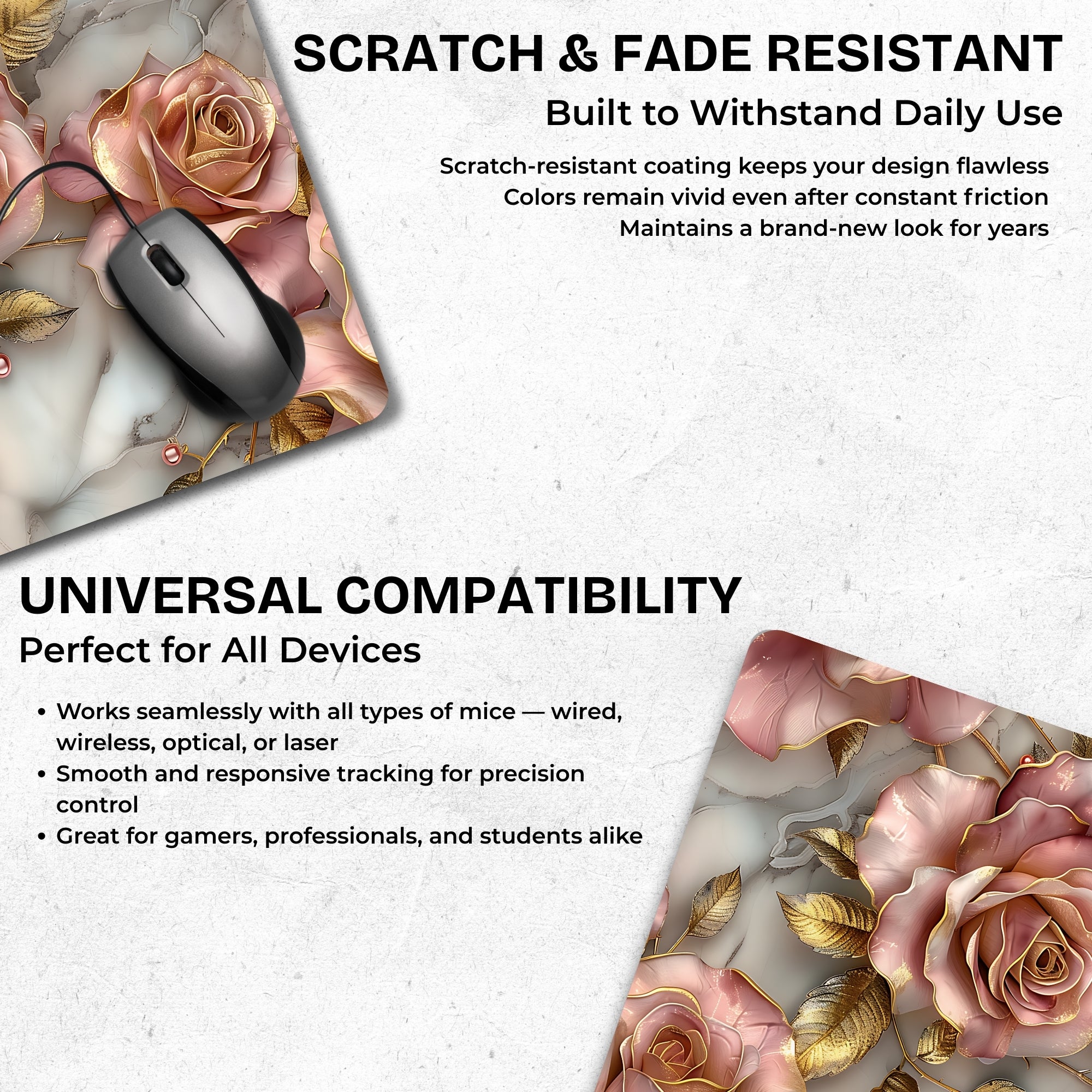 Blush Bloom Mouse Pad