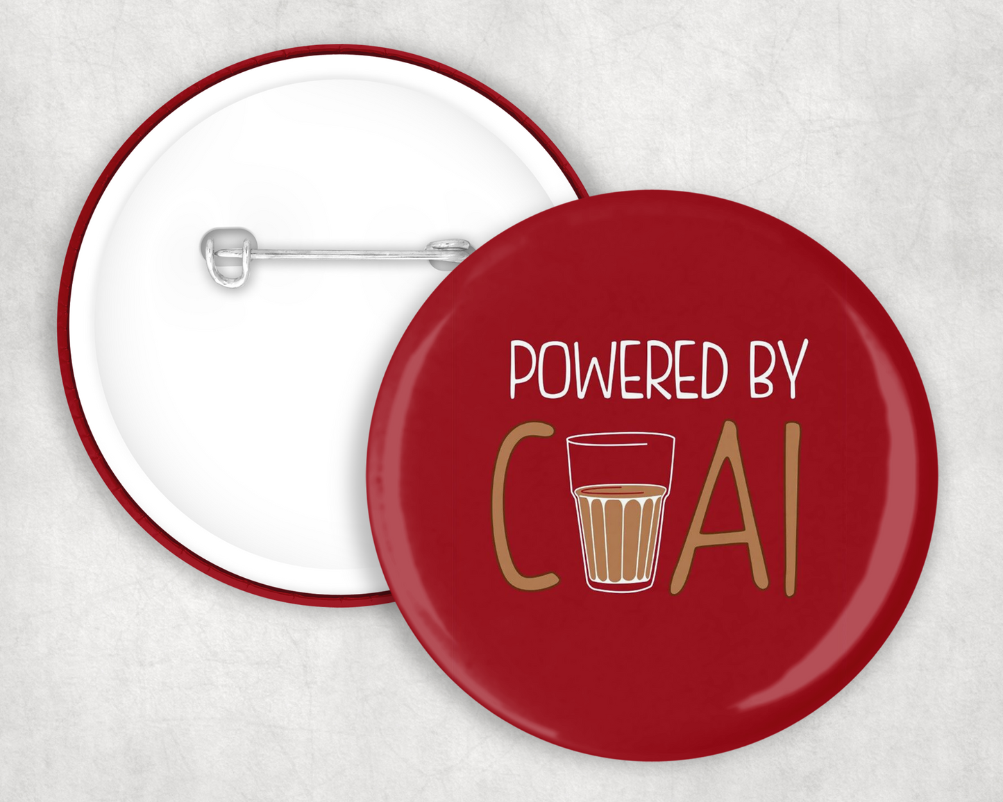 Powered By Chai Button Badge