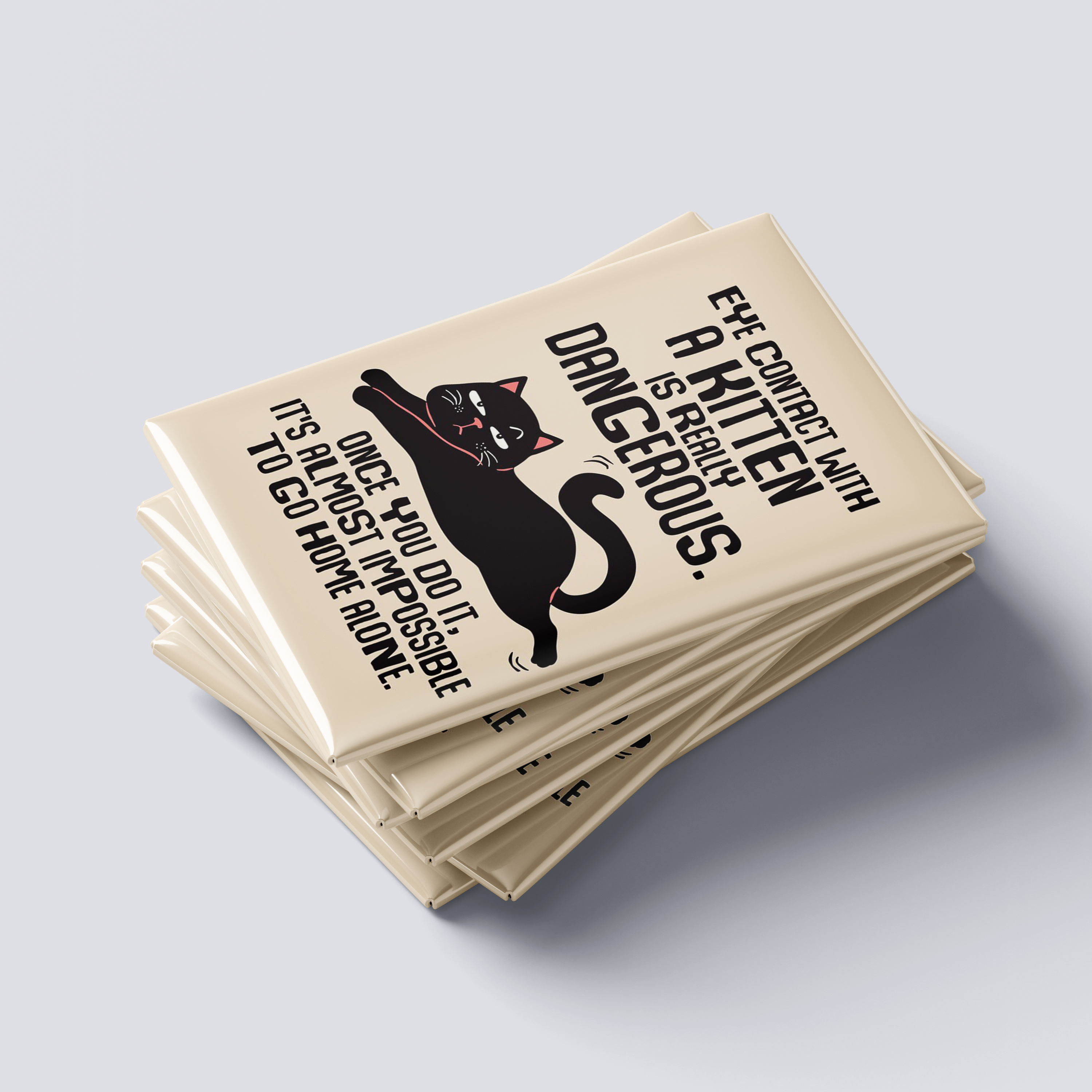 Emotional Support Cat Fridge Magnet