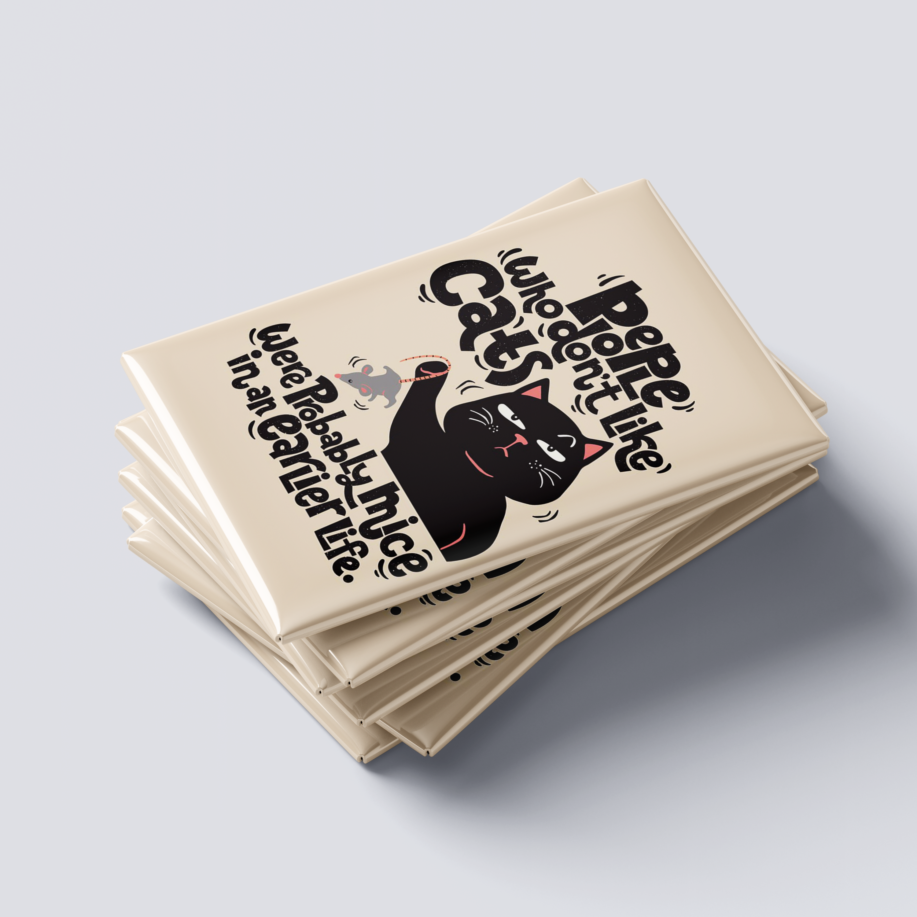 Paw-sitive Chaos Fridge Magnet