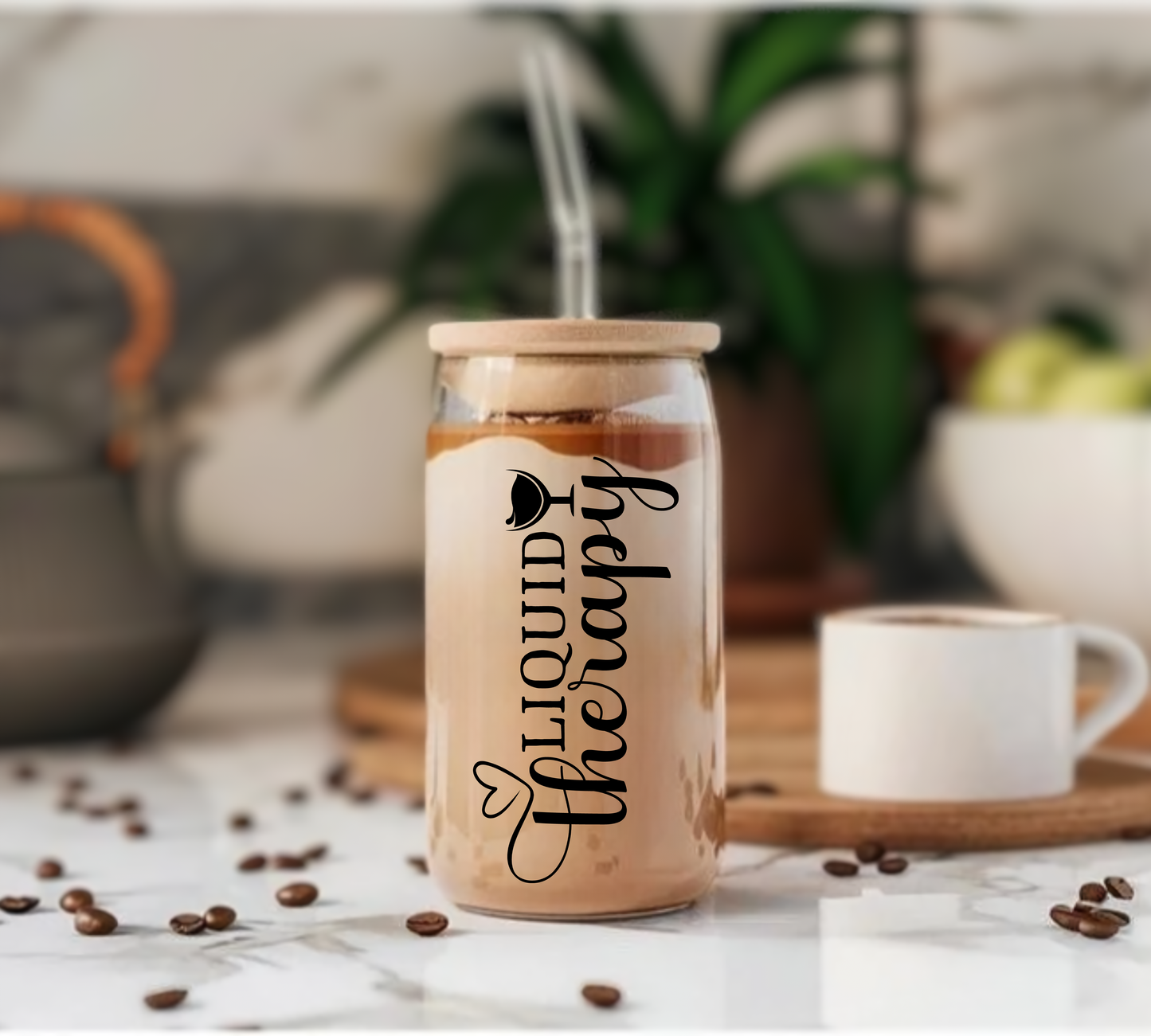 Liquid Therapy - Glass Tumbler