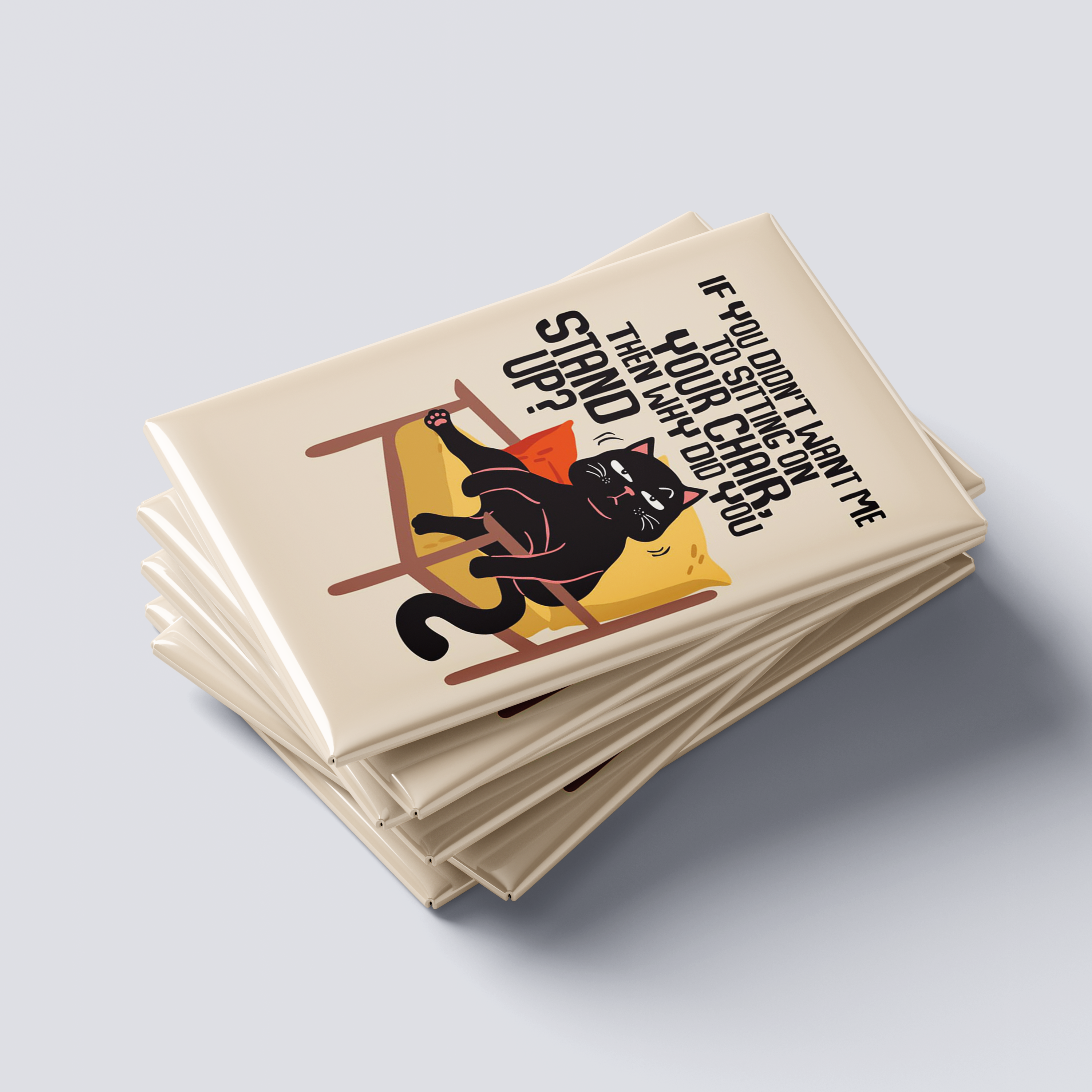 Main Character Meow Fridge Magnet