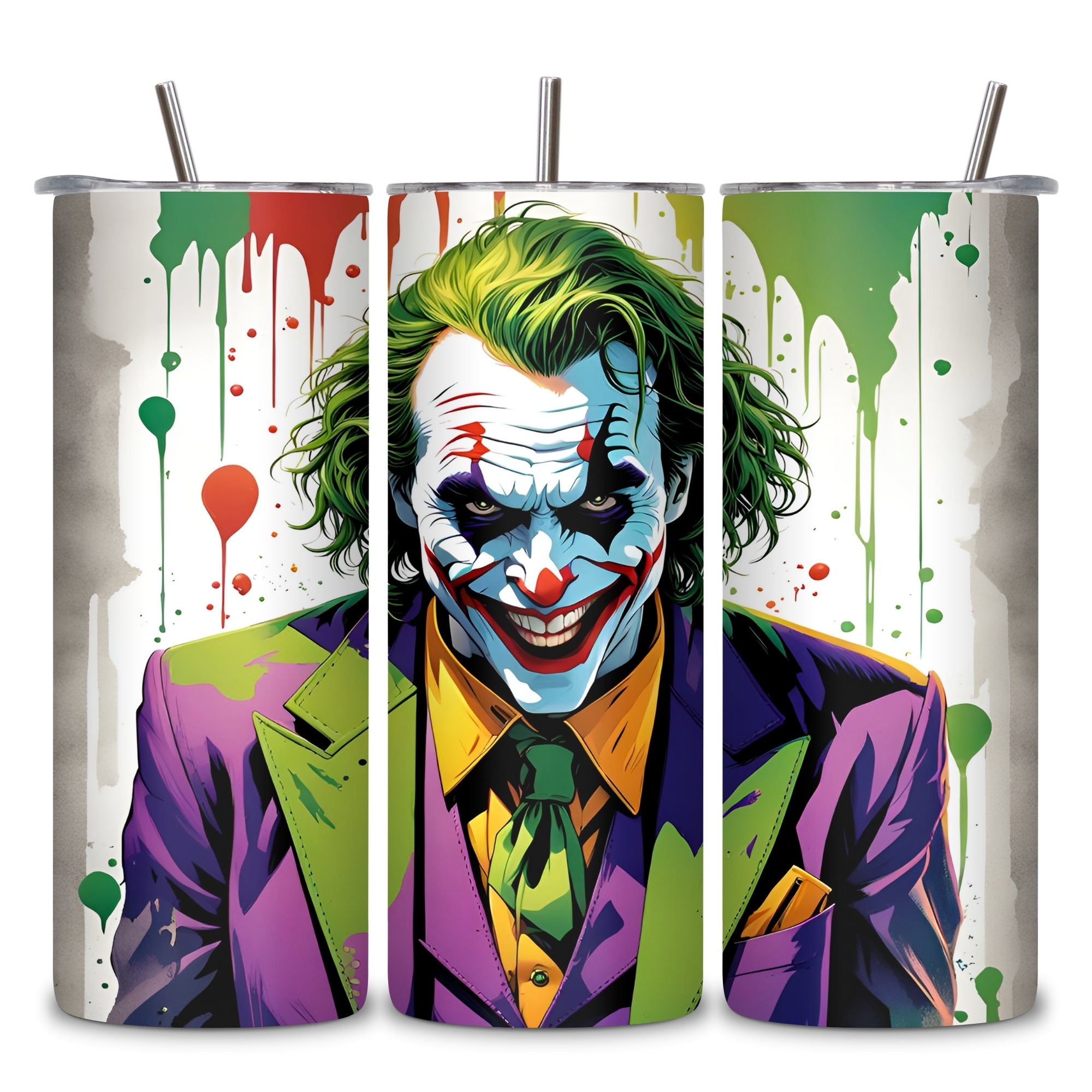 Joker Themed Stainless Steel Vacuum Insulated Tumbler