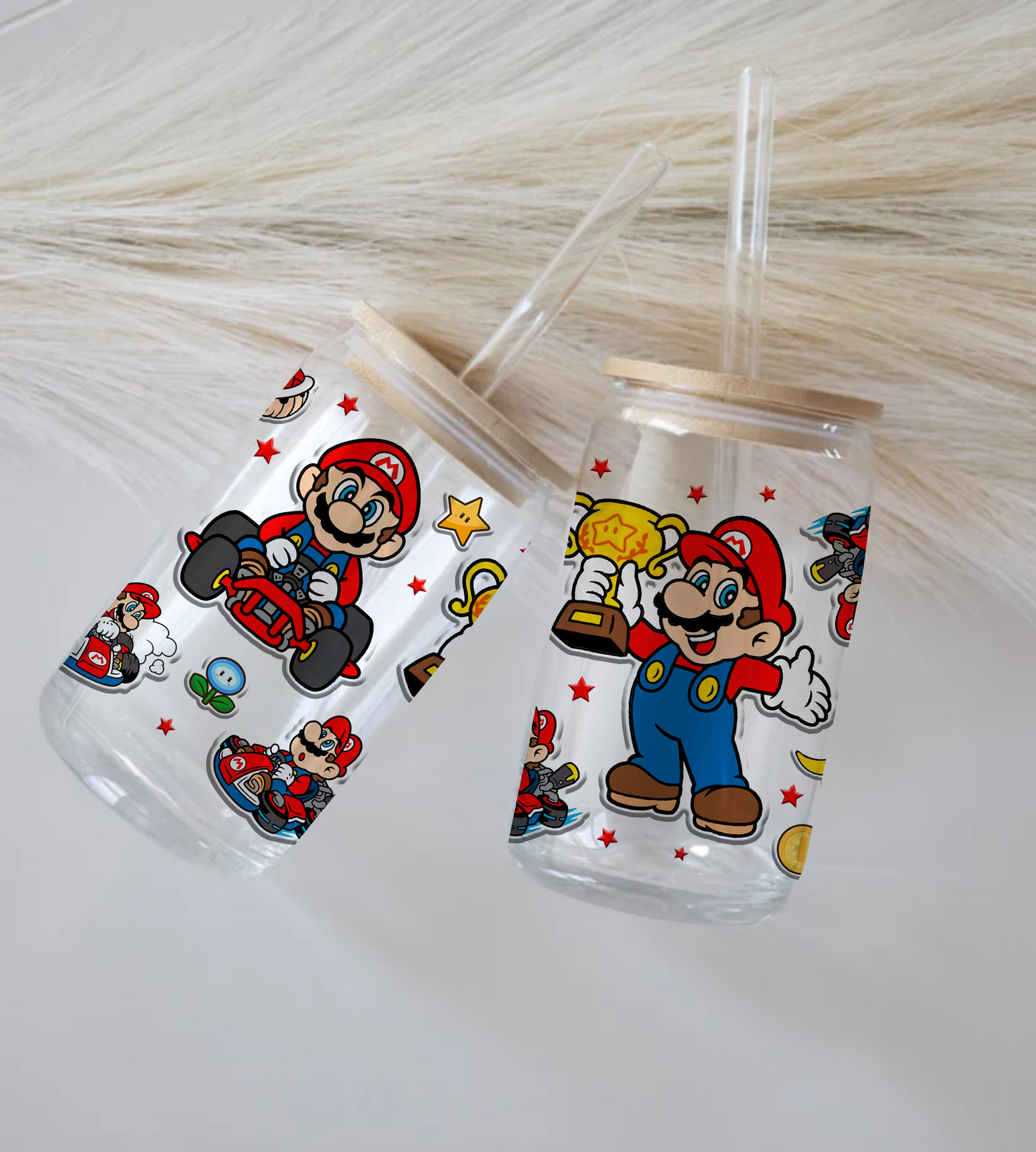 Super Mario - Glass Tumbler
