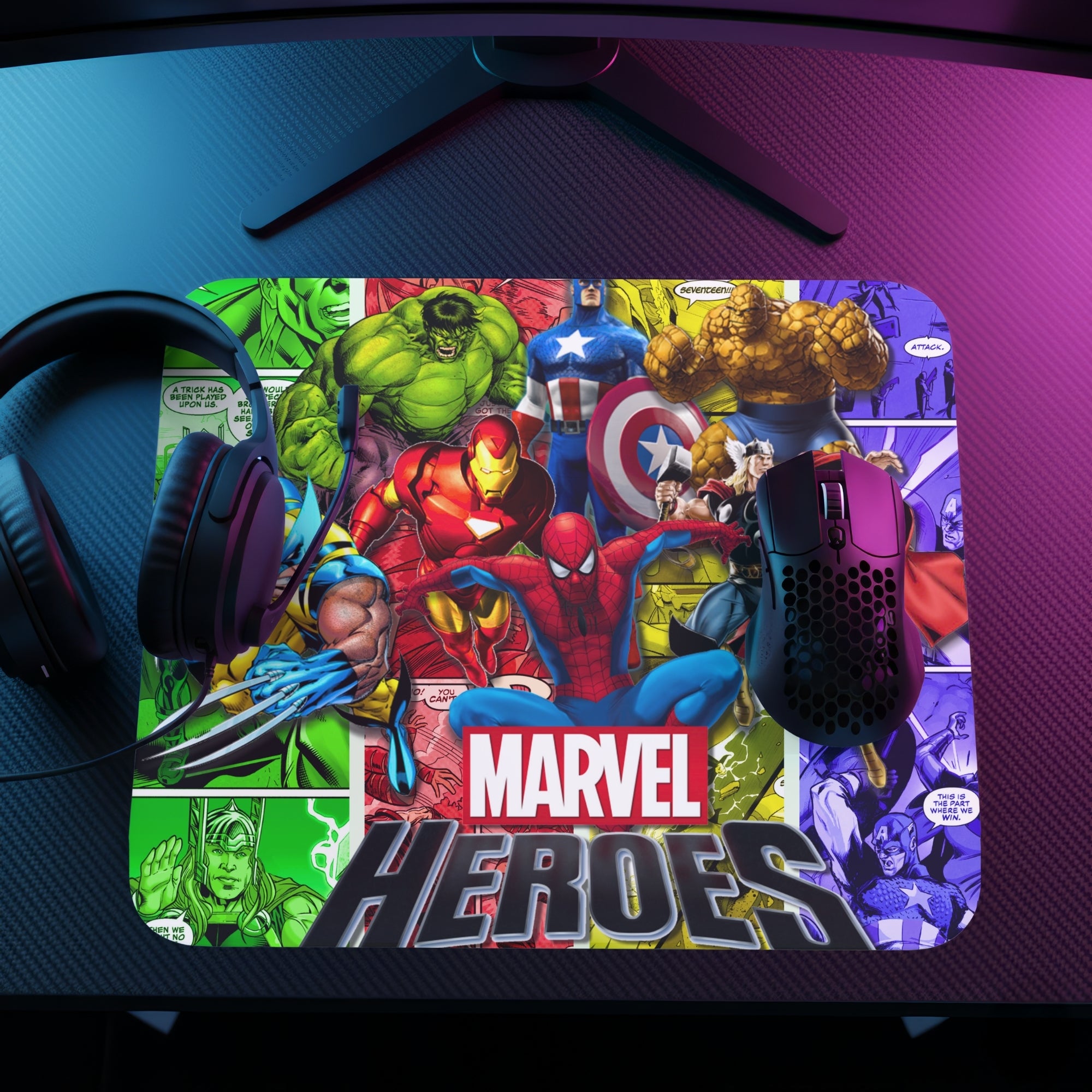 Marvel Heroes โ Ultimate Force Mouse Pad
