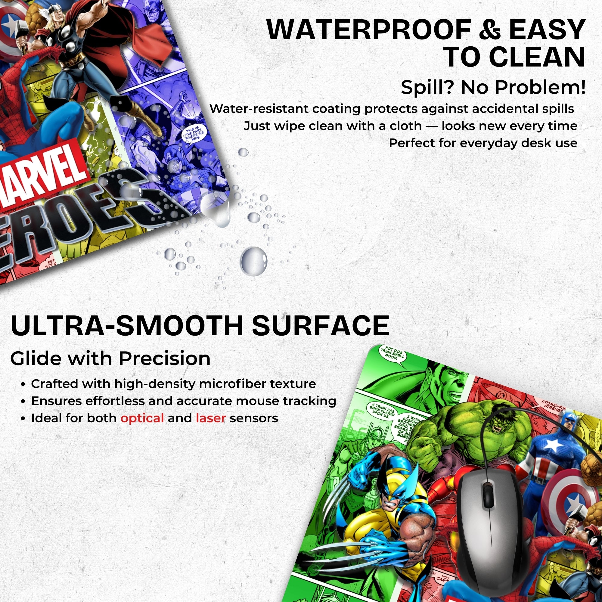 Marvel Heroes โ Ultimate Force Mouse Pad