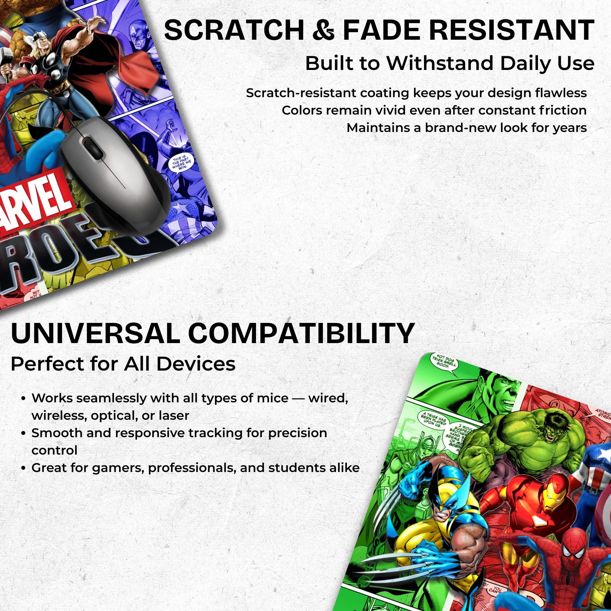 Marvel Heroes โ Ultimate Force Mouse Pad