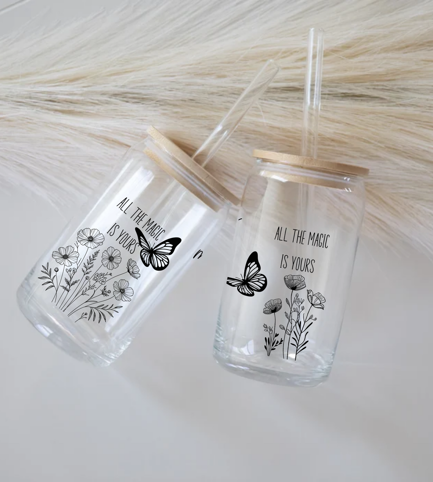All The Magic Is Yours - Glass Tumbler