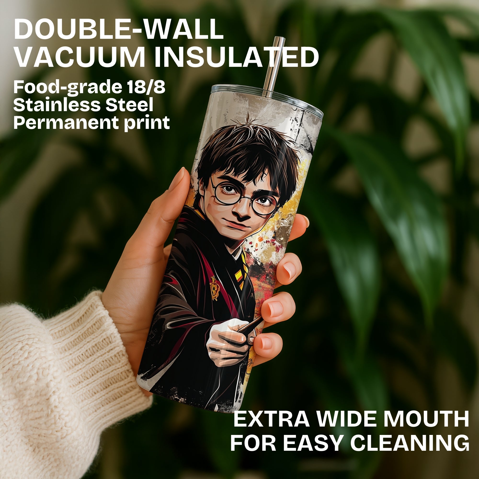 Potter head Themed Stainless Steel Vacuum Insulated Tumbler
