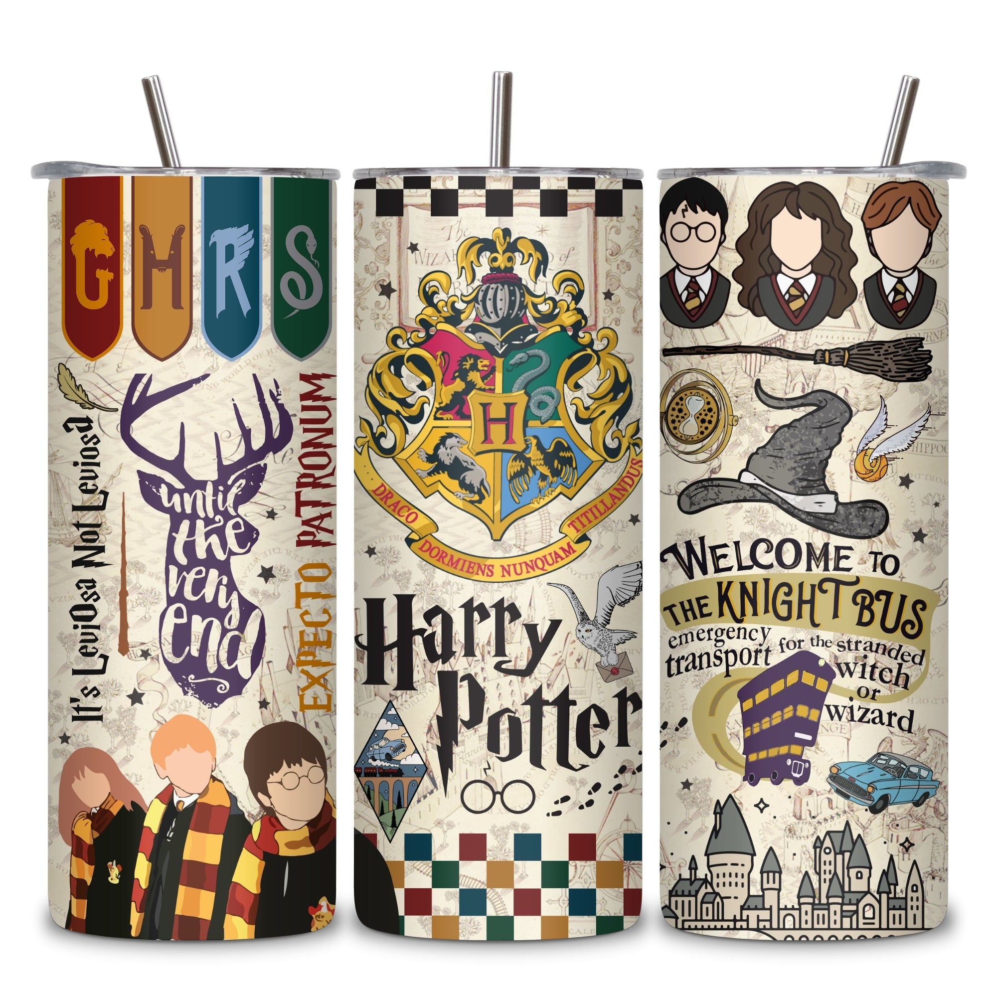 Harry Potter Themed Stainless Steel Vacuum Insulated Tumbler