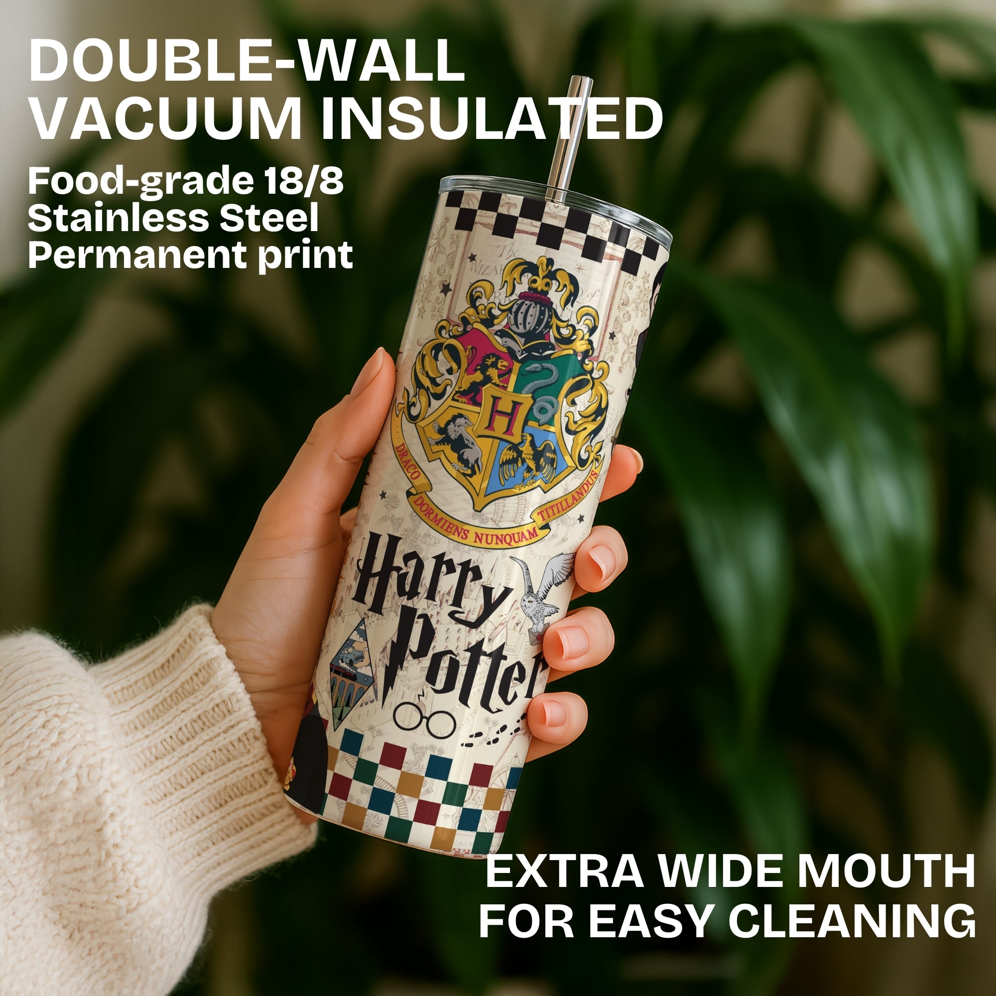 Harry Potter Themed Stainless Steel Vacuum Insulated Tumbler