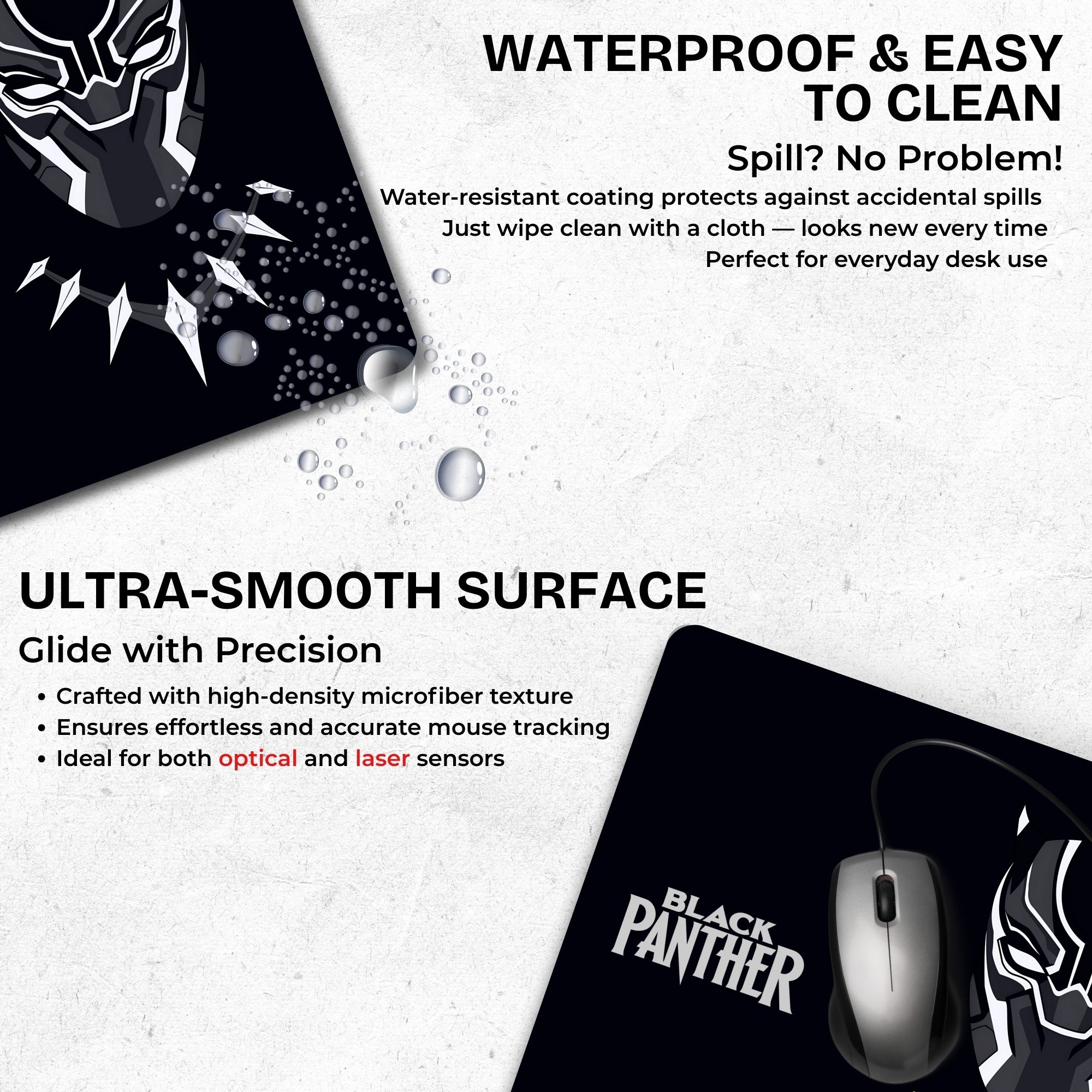 Black Panther โ Wakanda Power Mouse Pad