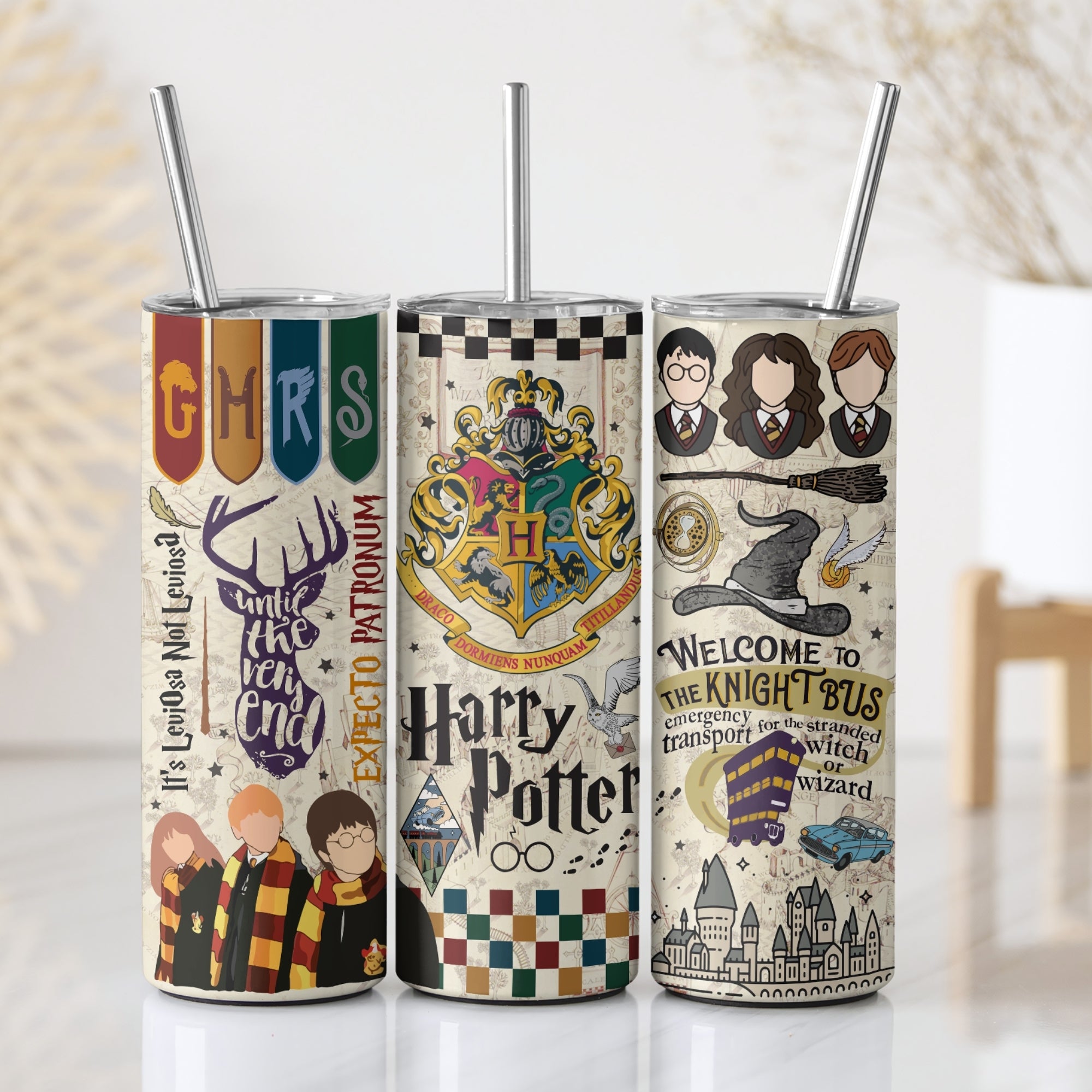 Harry Potter Themed Stainless Steel Vacuum Insulated Tumbler