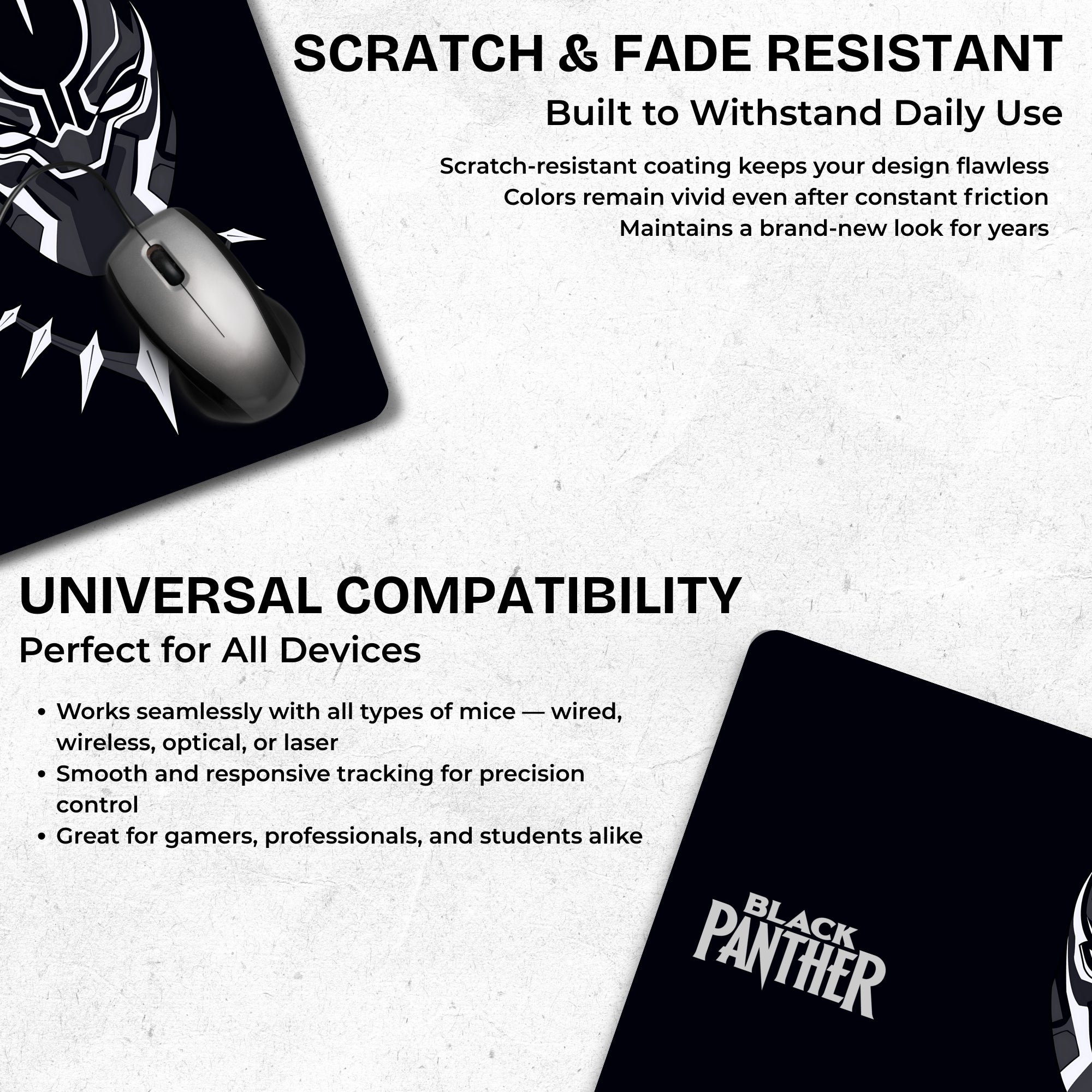 Black Panther โ Wakanda Power Mouse Pad