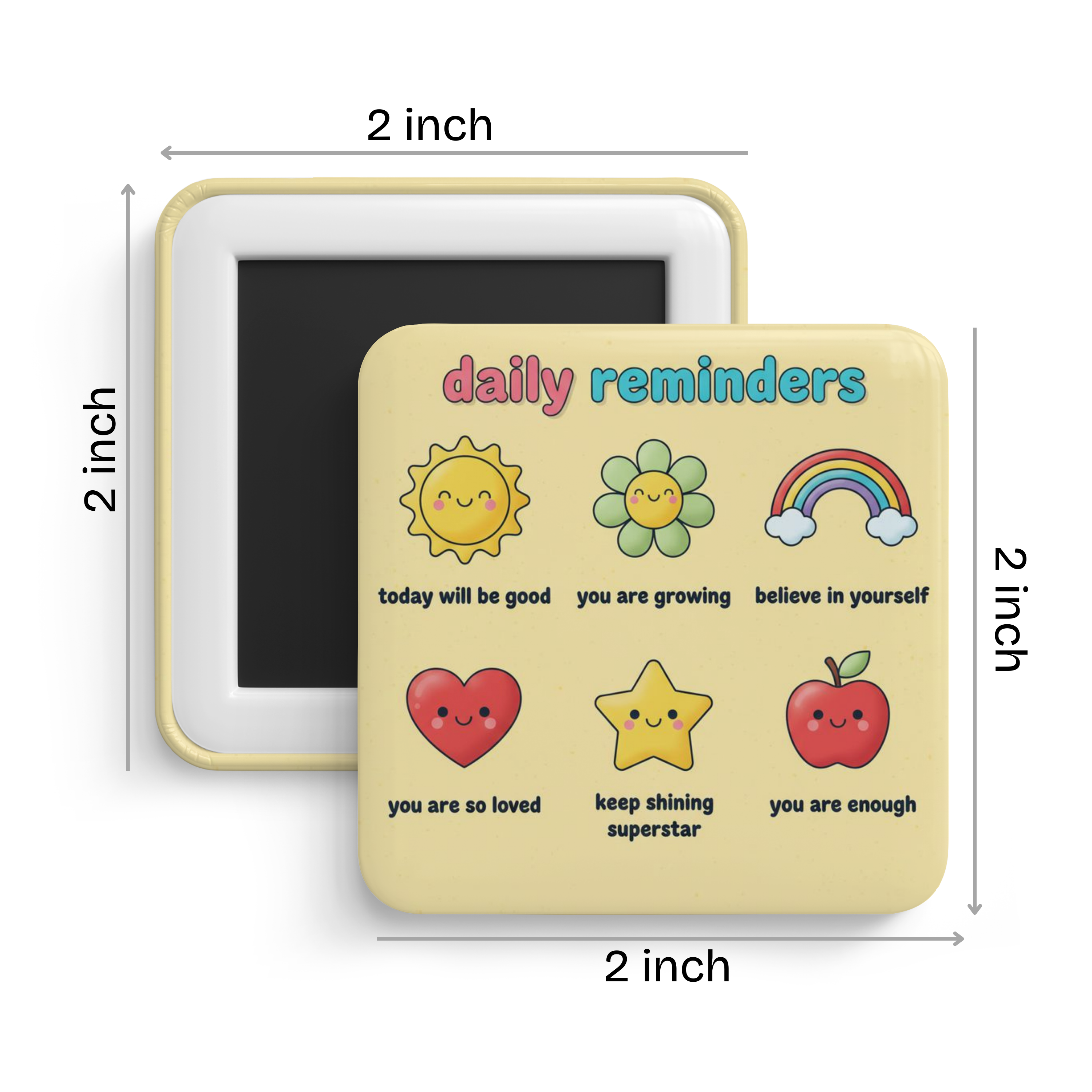 Daily Reminders Fridge Magnet