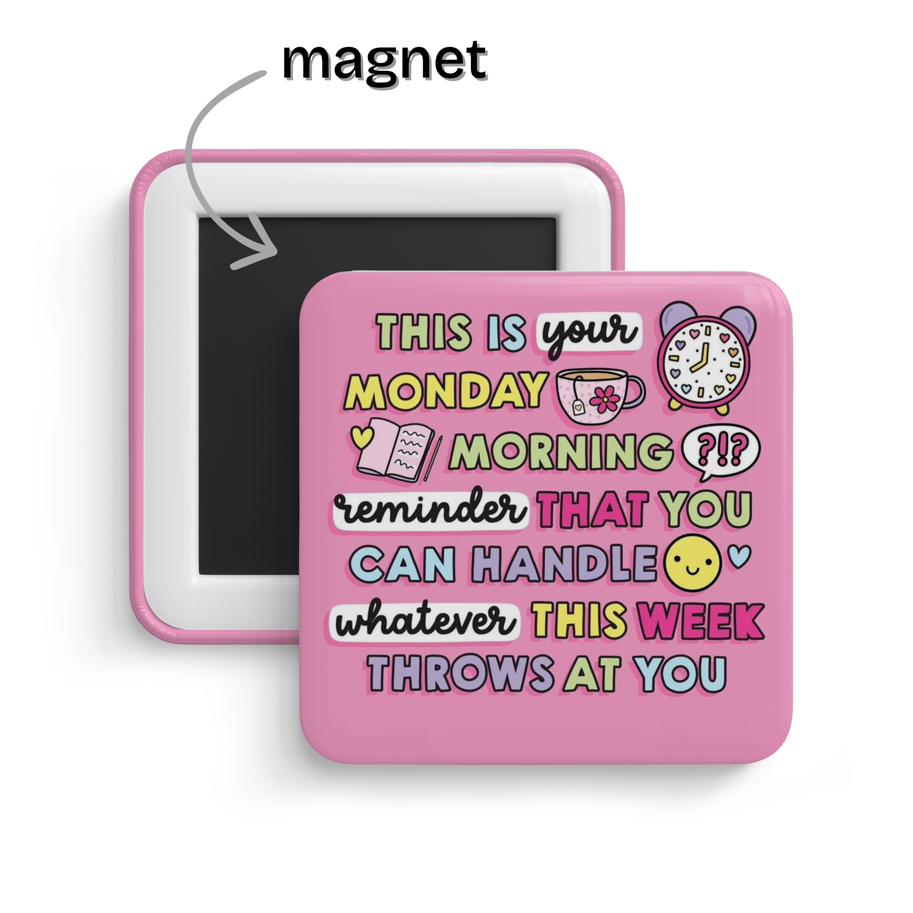 Monday Morning Reminder Fridge Magnet