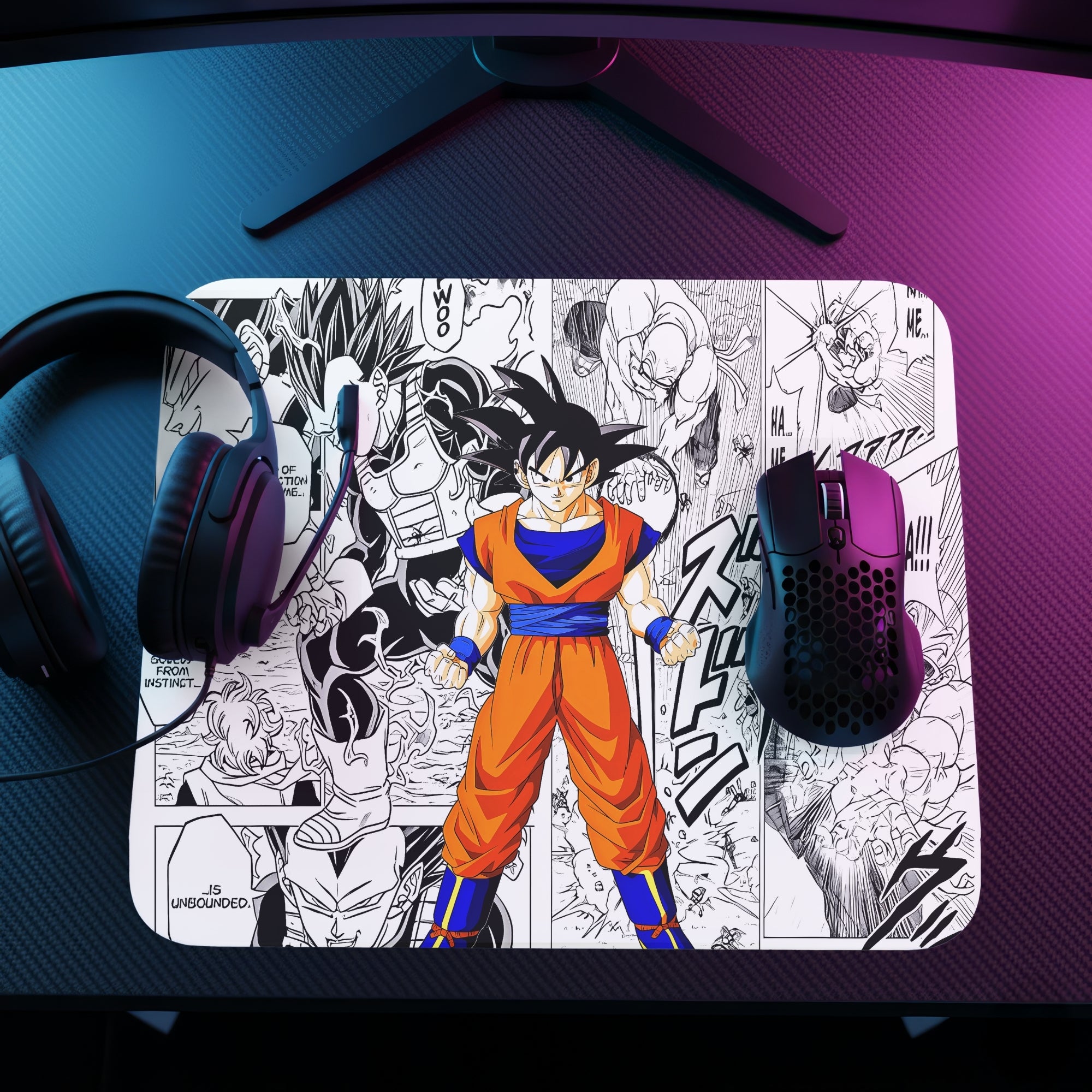 Goku โ Ultra Power Mouse Pad