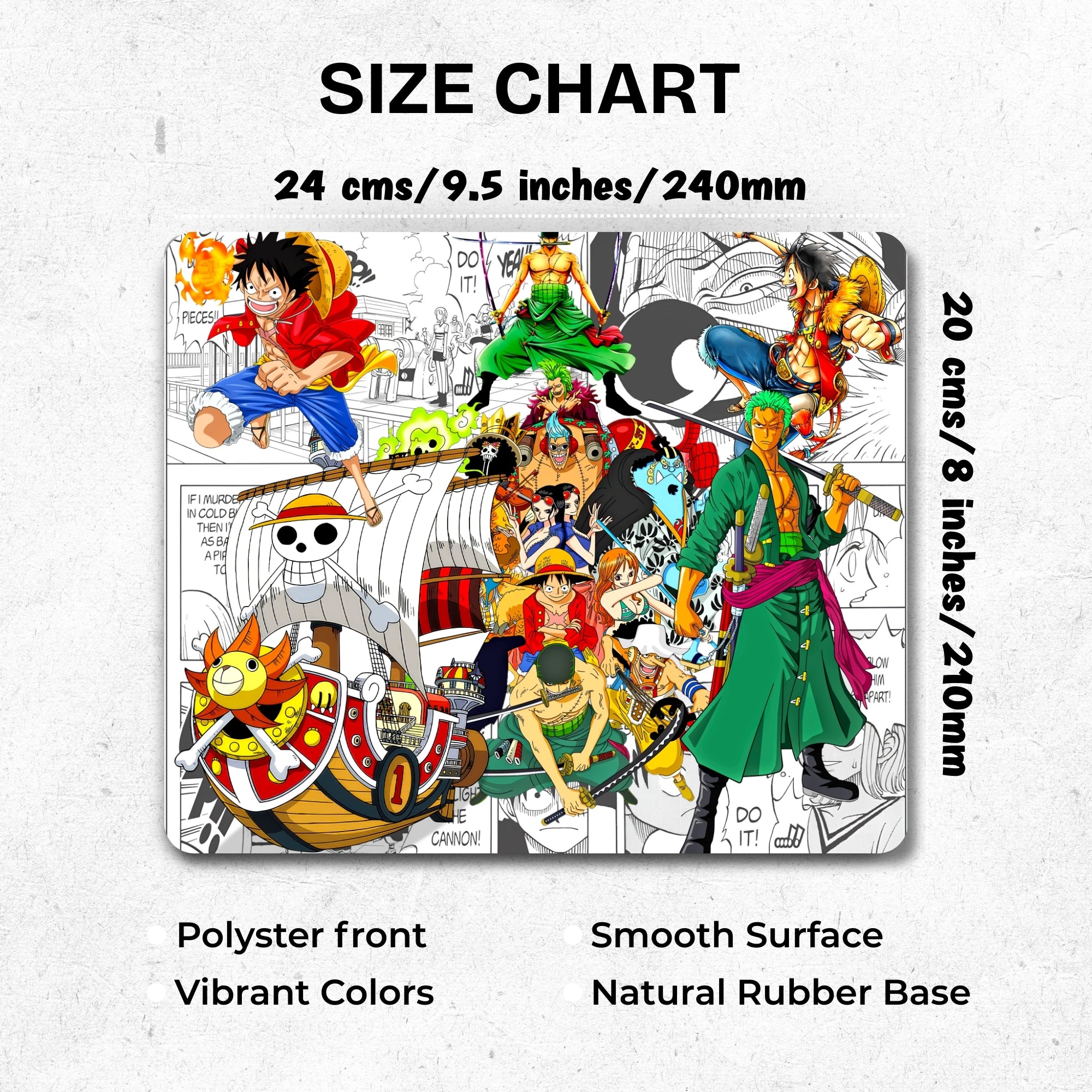 One Piece โ Pirate Adventure Mouse Pad