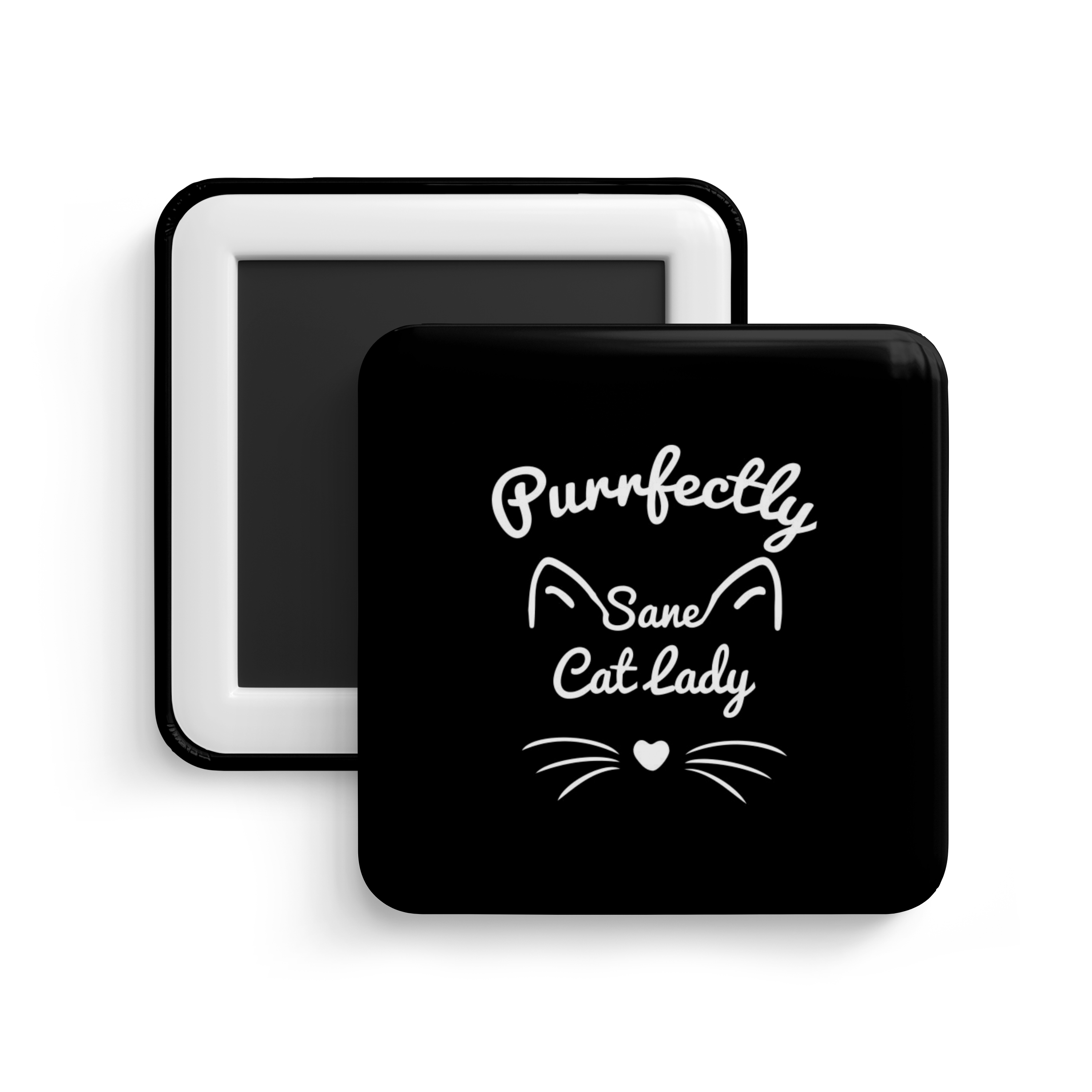 Purrfectly Sane Cat Lady Fridge Magnet