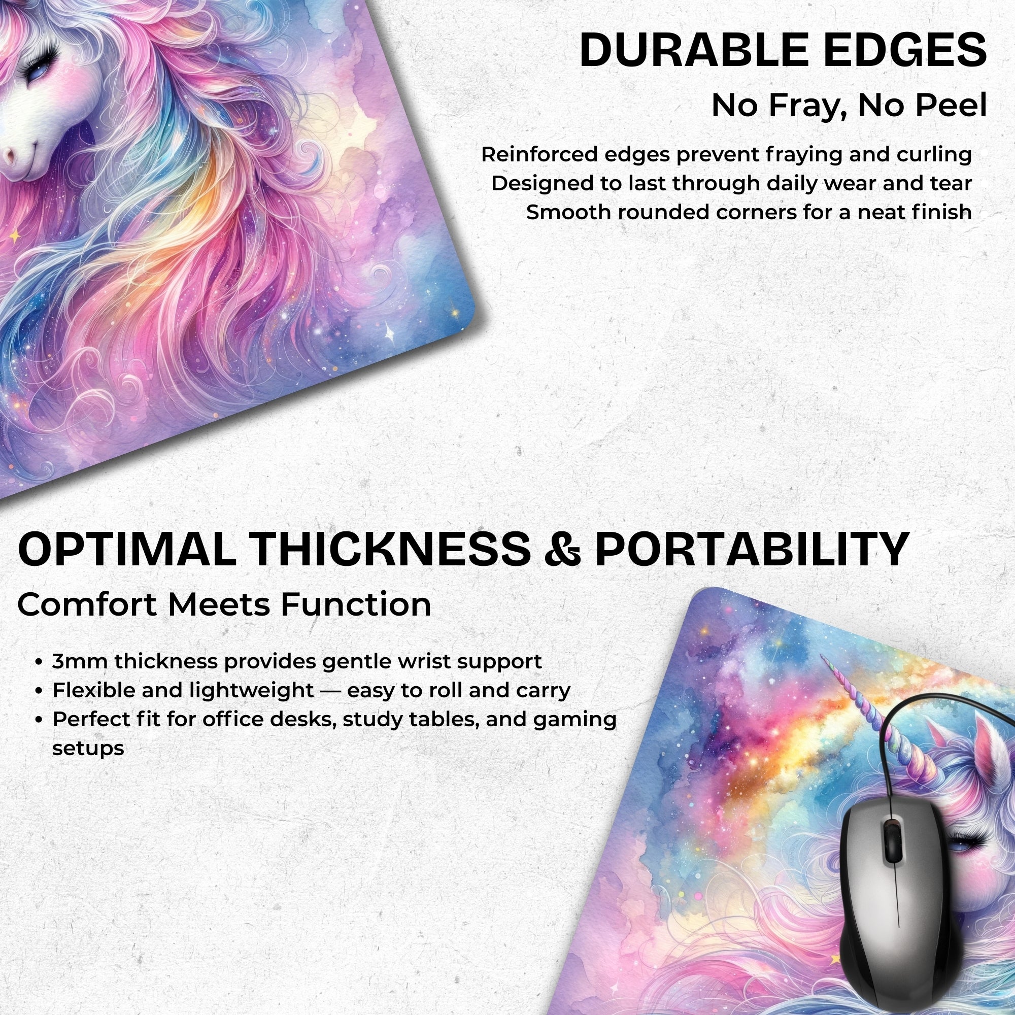 Dreamy Unicorn Mouse Pad