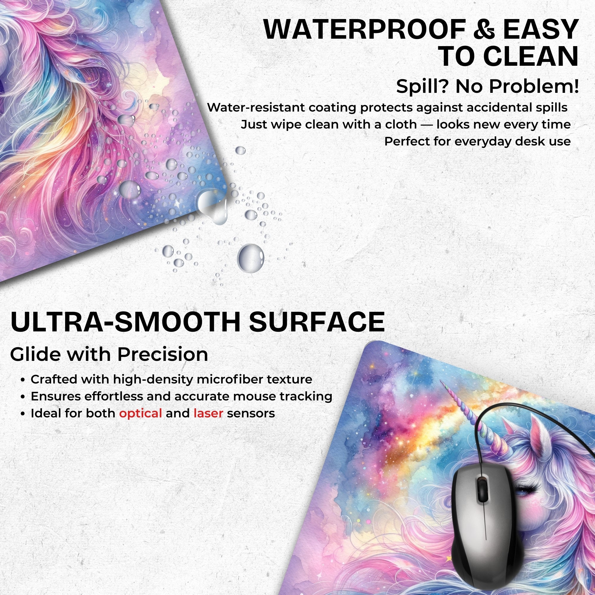 Dreamy Unicorn Mouse Pad