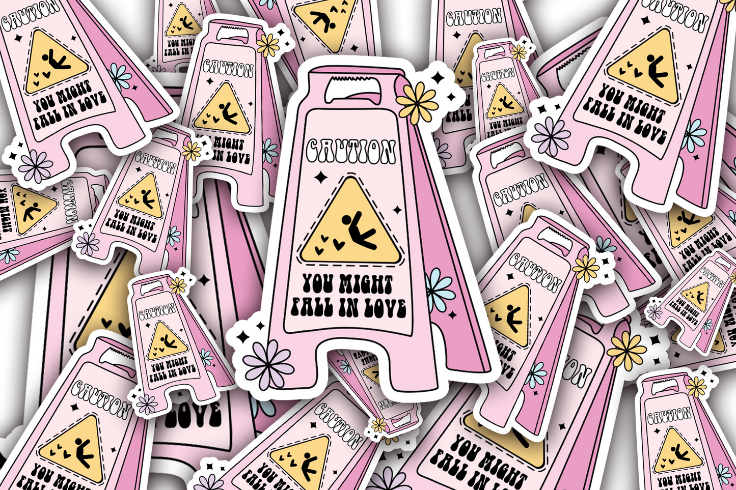 You Might Fall In Love Vinyl Waterproof Sticker