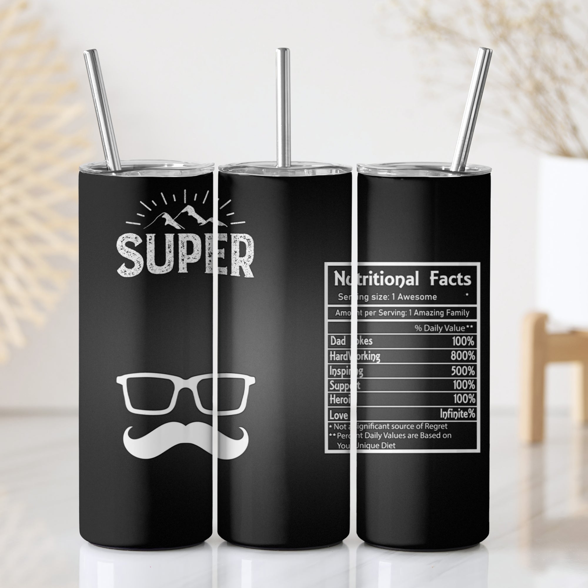 Super D Themed Stainless Steel Vacuum Insulated Tumbler