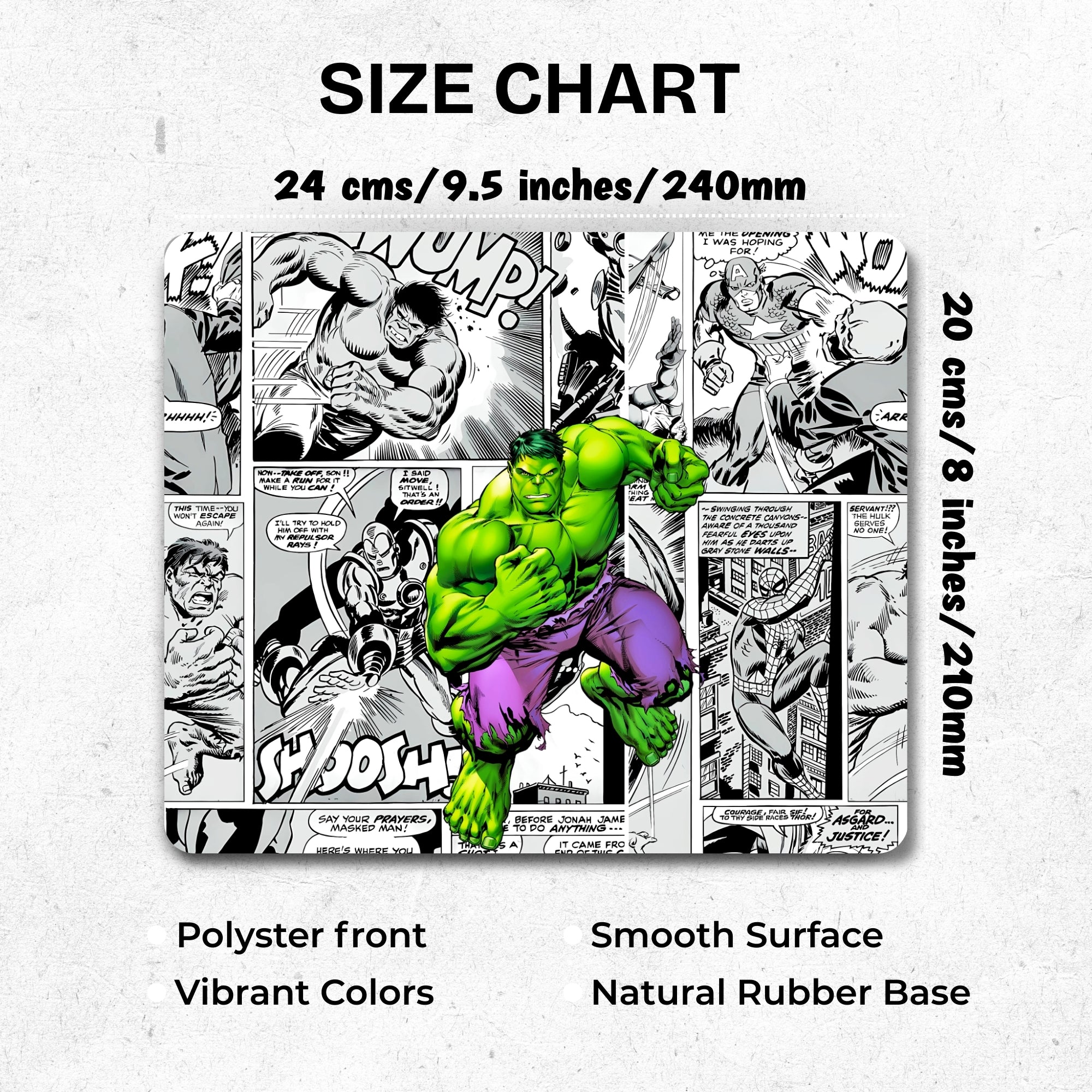 Hulk – Gamma Rage Mouse Pad