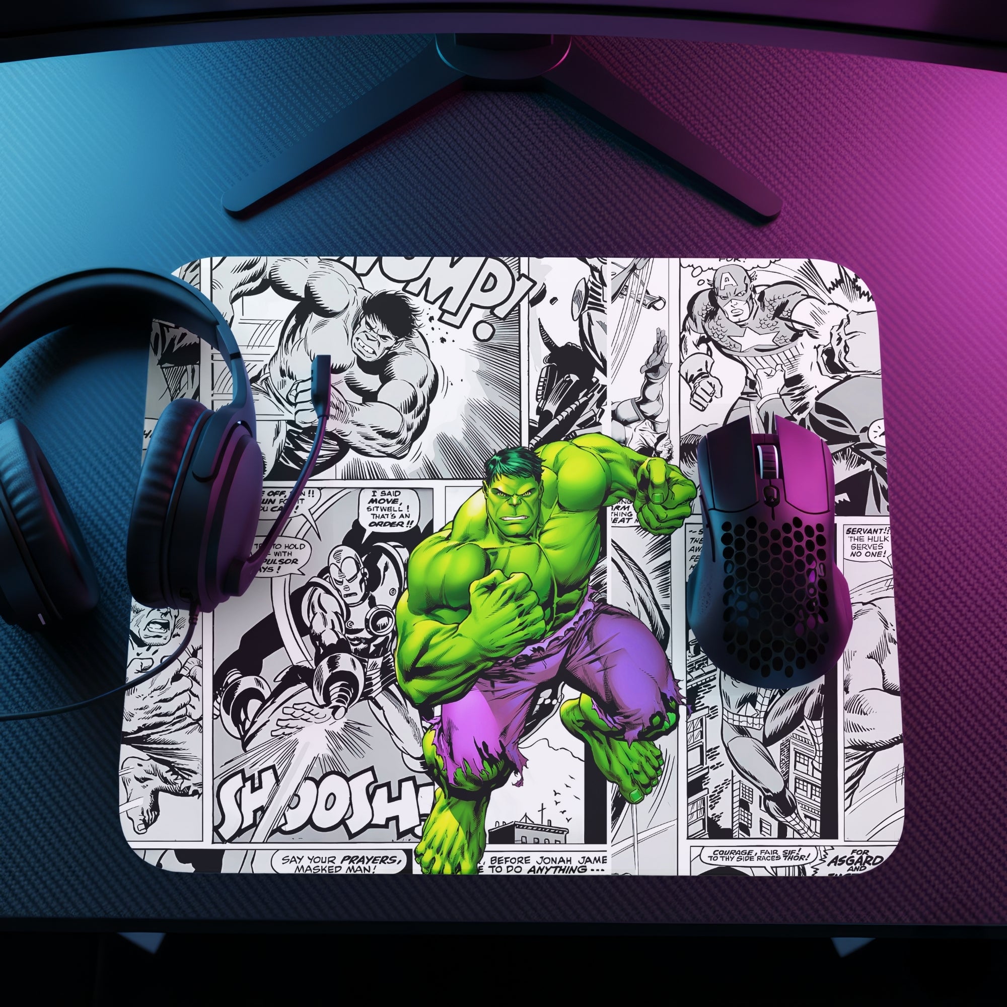 Hulk โ Gamma Rage Mouse Pad