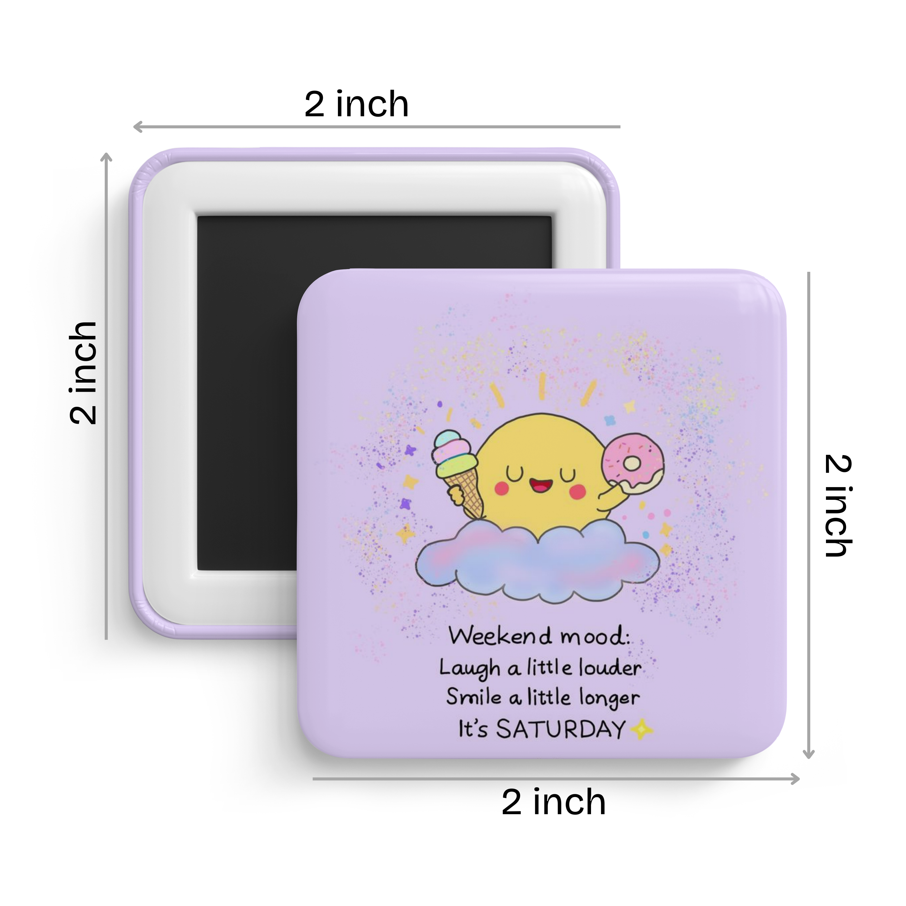 Weekend Mood Fridge Magnet