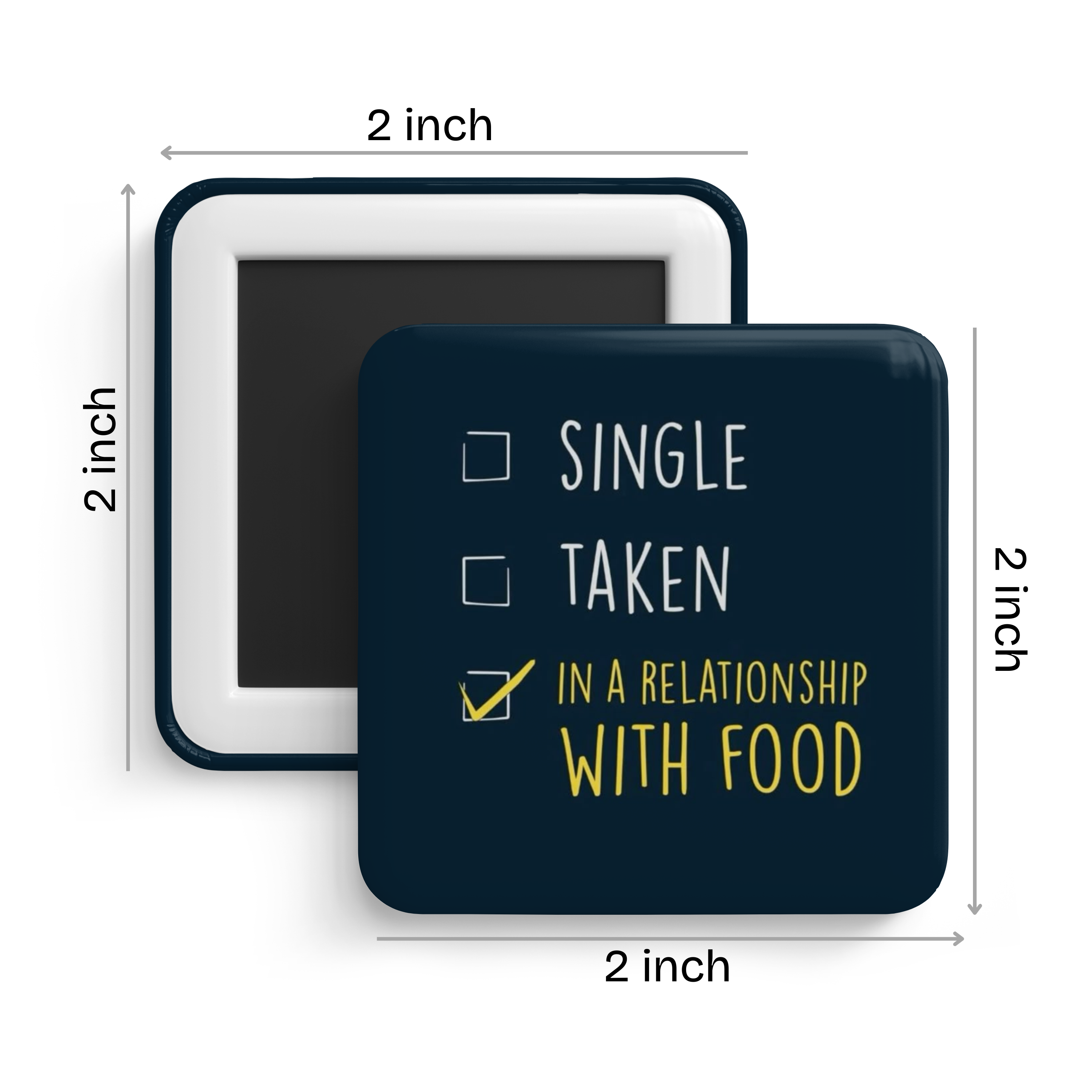 Food Lover Fridge Magnet