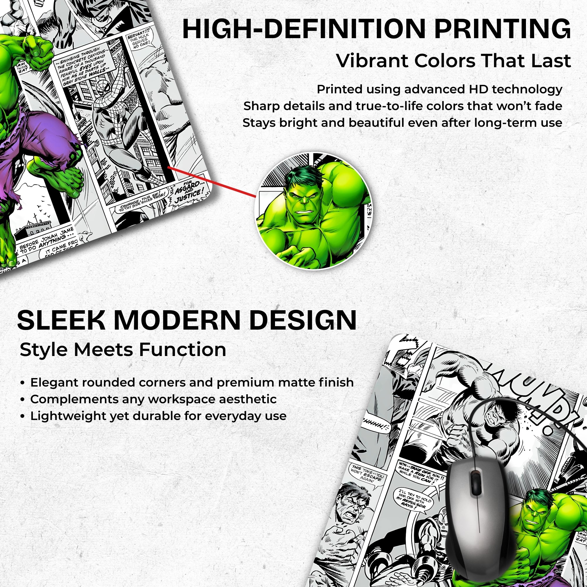 Hulk โ Gamma Rage Mouse Pad