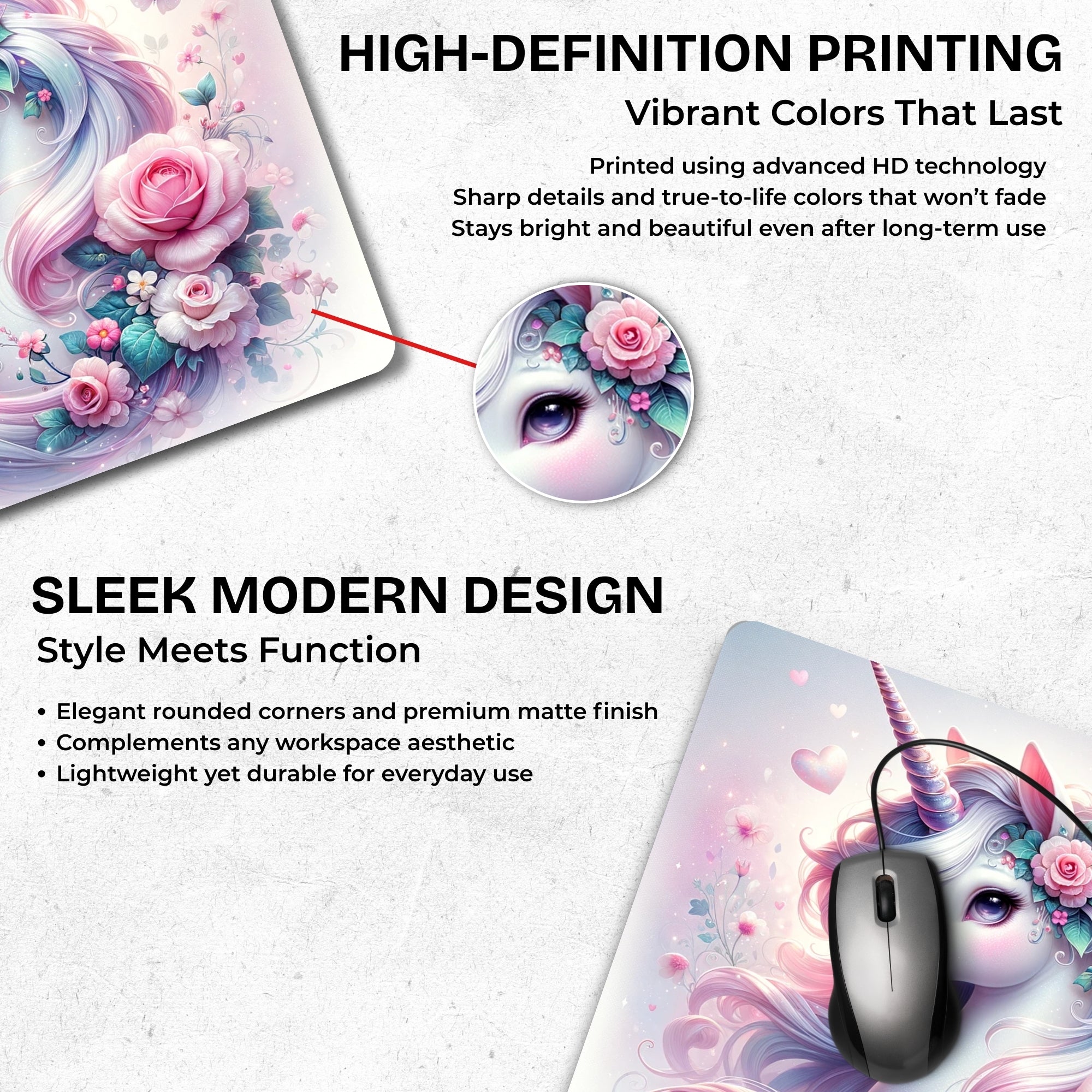 Magical Unicorn Mouse Pad