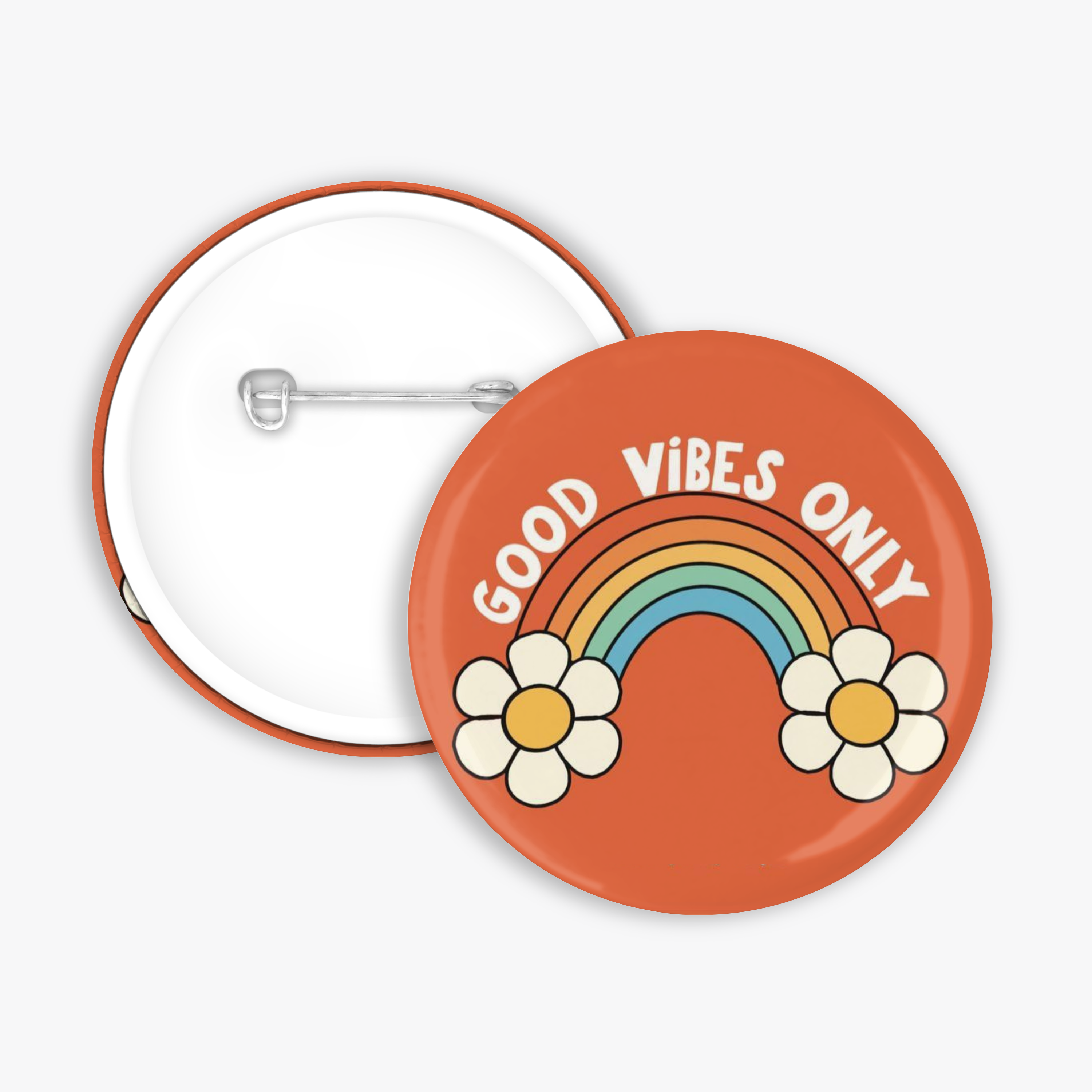 Good Vibes Only - Button Pin / Magnet