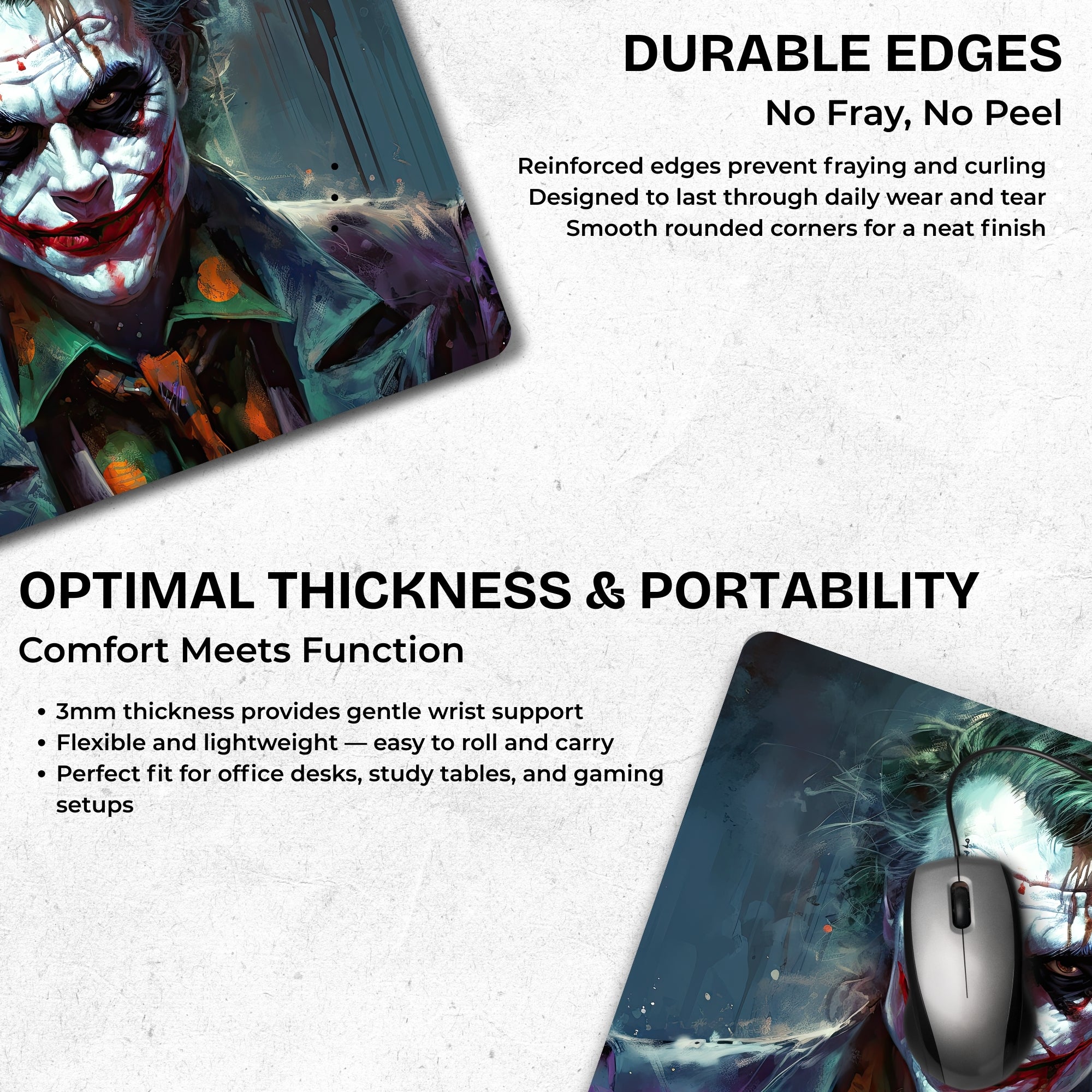 Joker โ Twisted Mind Mouse Pad