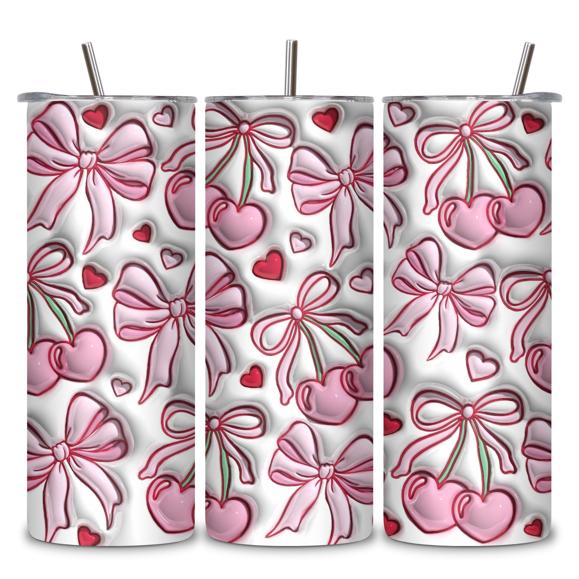 Coquette Themed Stainless Steel Vacuum Insulated Tumbler