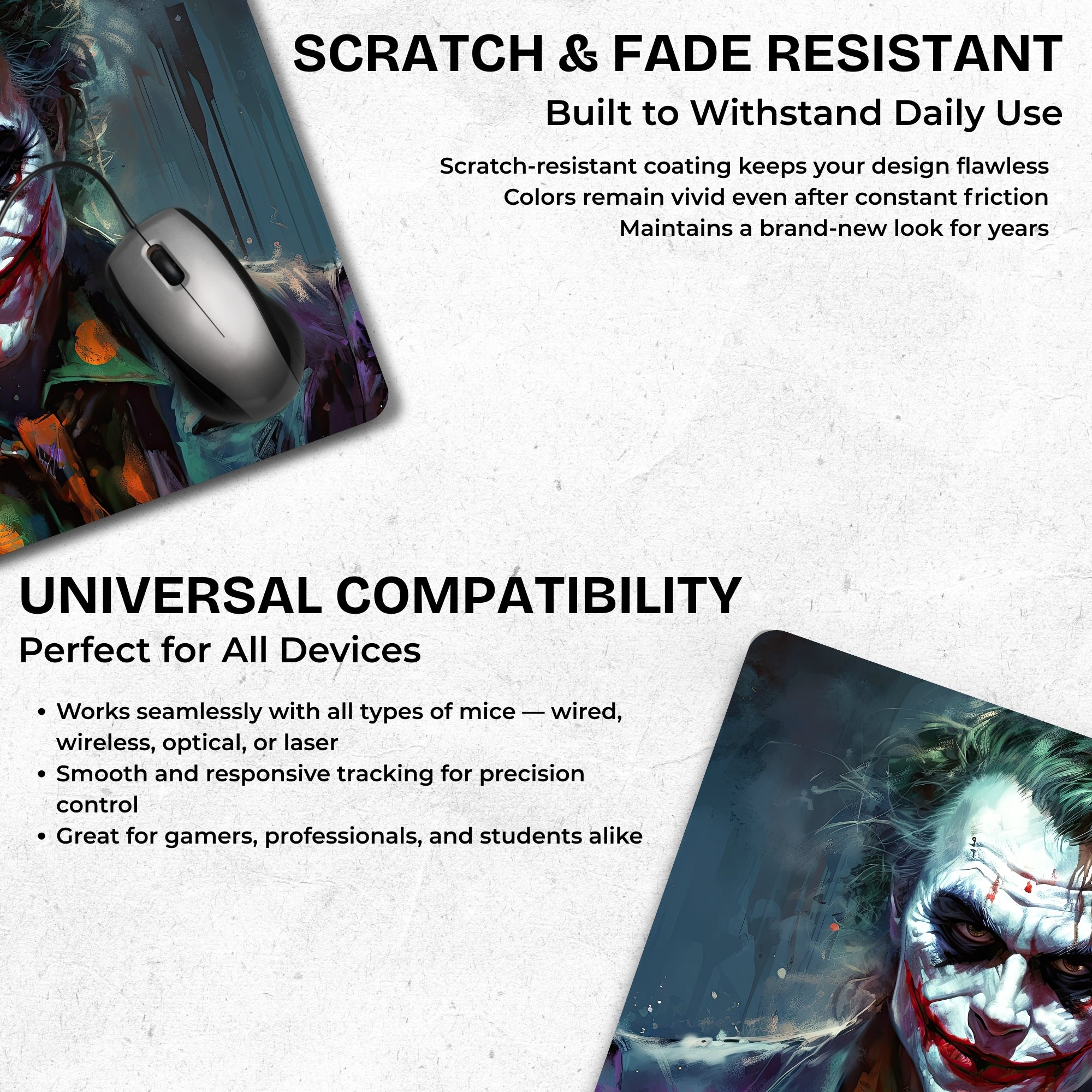 Joker โ Twisted Mind Mouse Pad