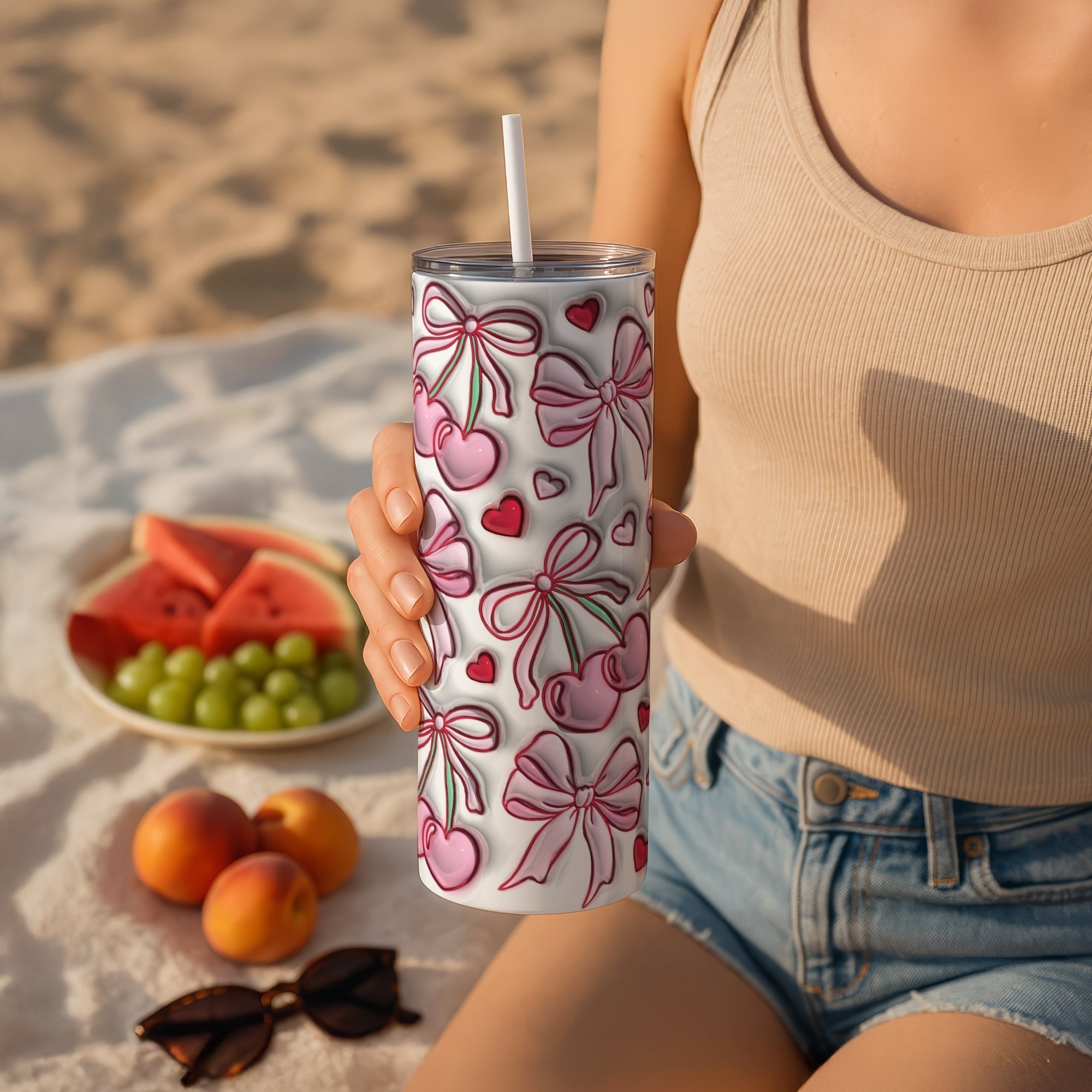 Coquette Themed Stainless Steel Vacuum Insulated Tumbler