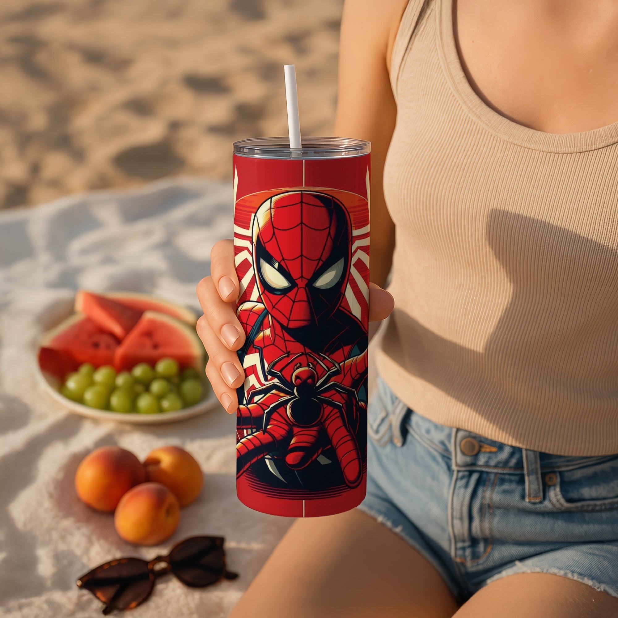 Spiderman 3 Themed Stainless Steel Vacuum Insulated Tumbler