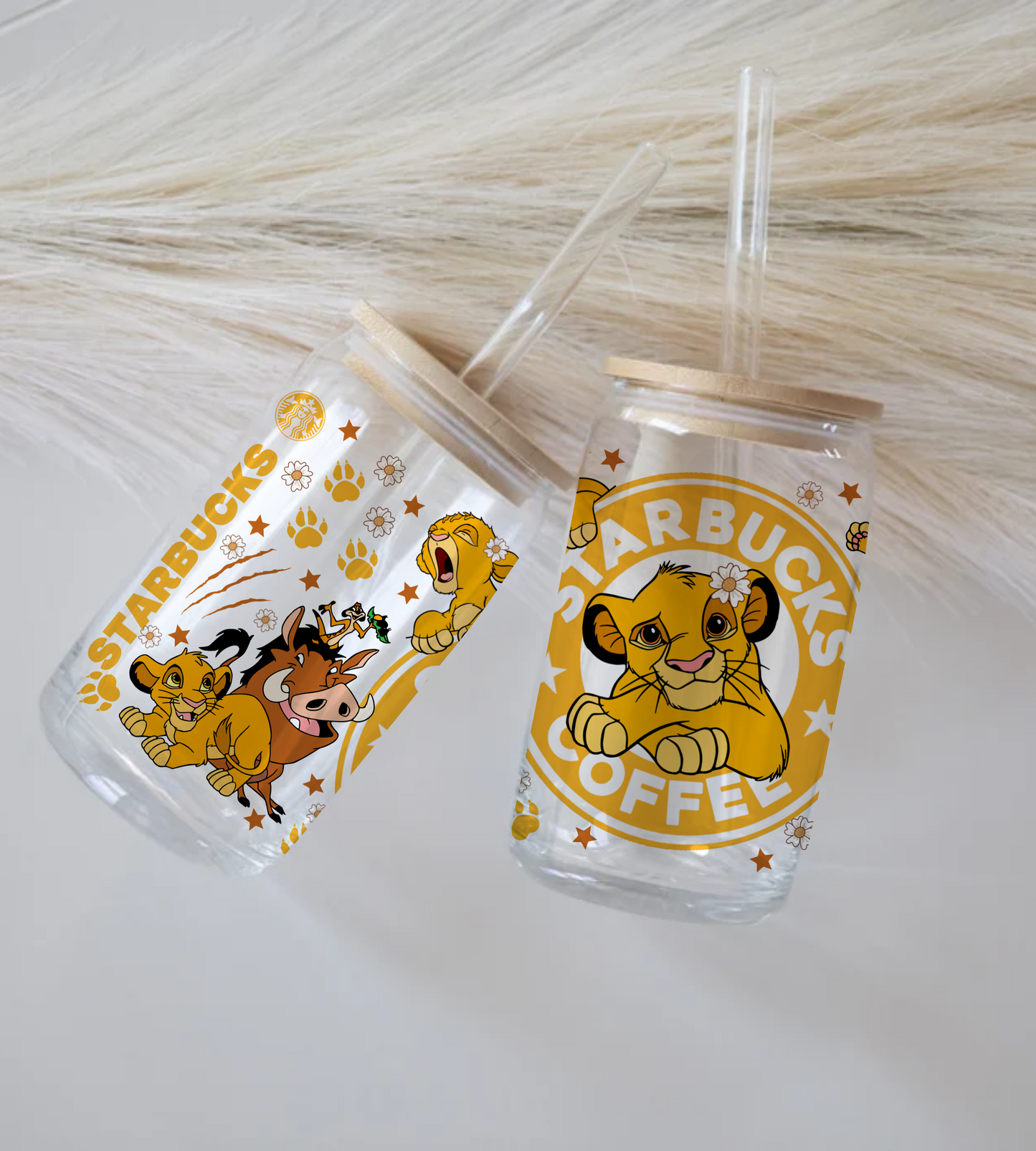 Starbucks Lion Coffee - Glass Tumbler