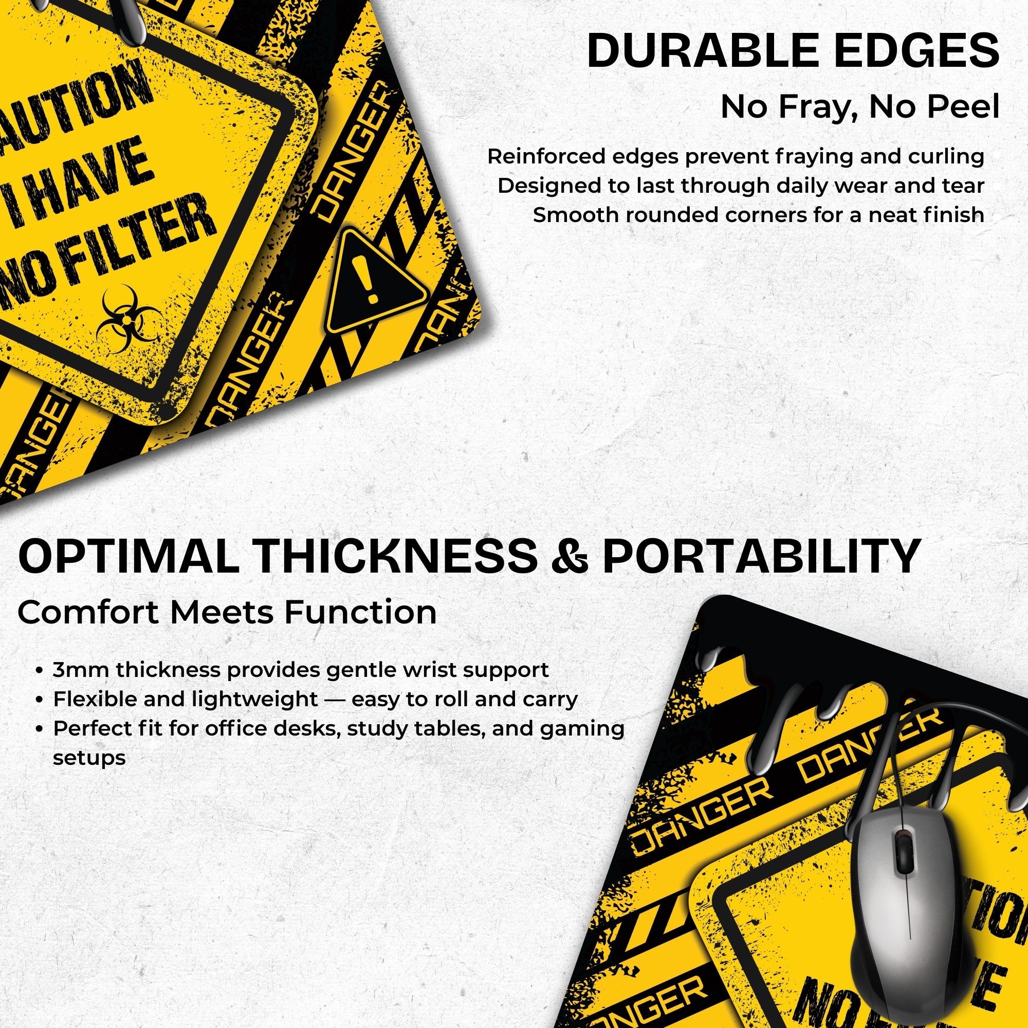 Bold Vibes Mouse Pad