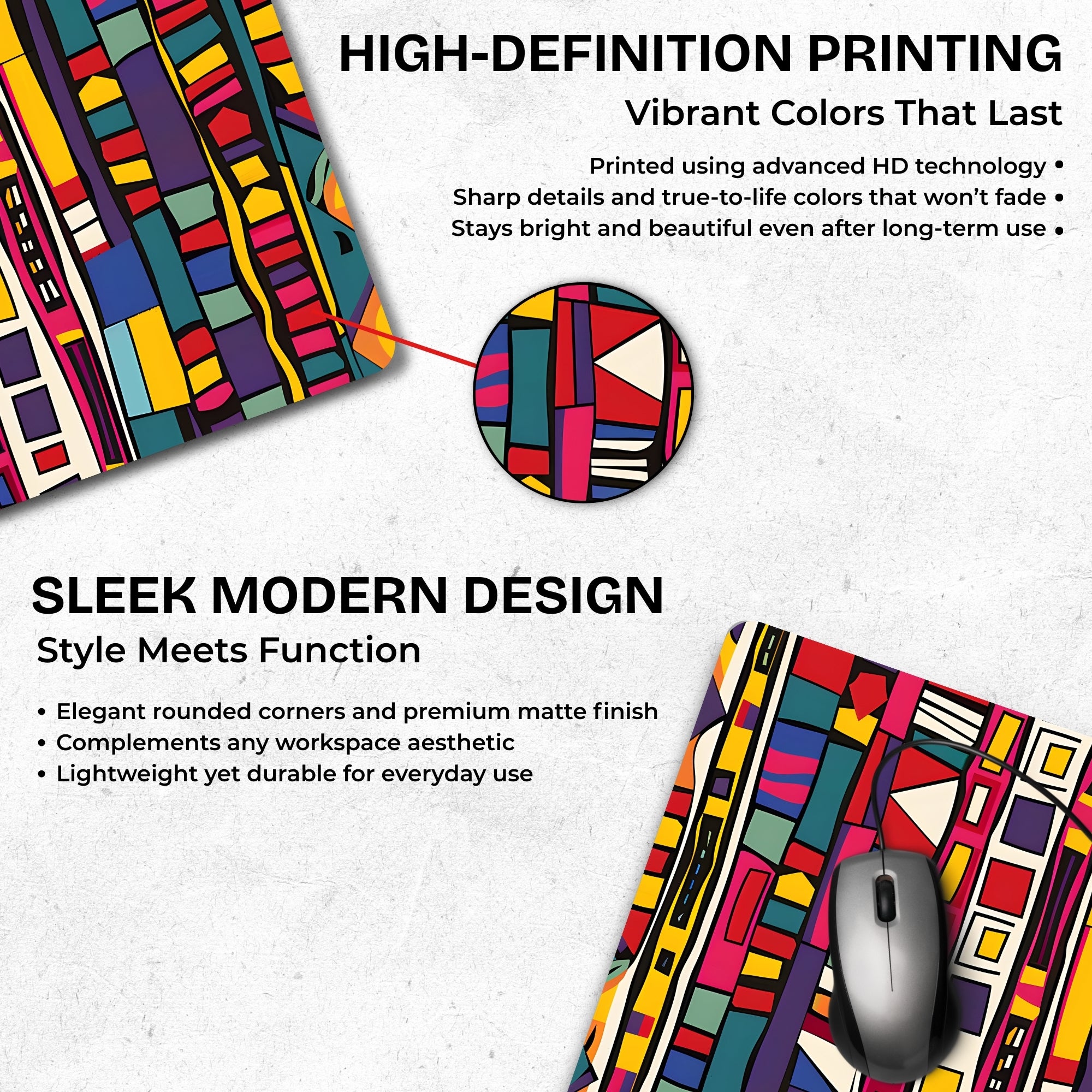 Bold & Bright Mouse Pad