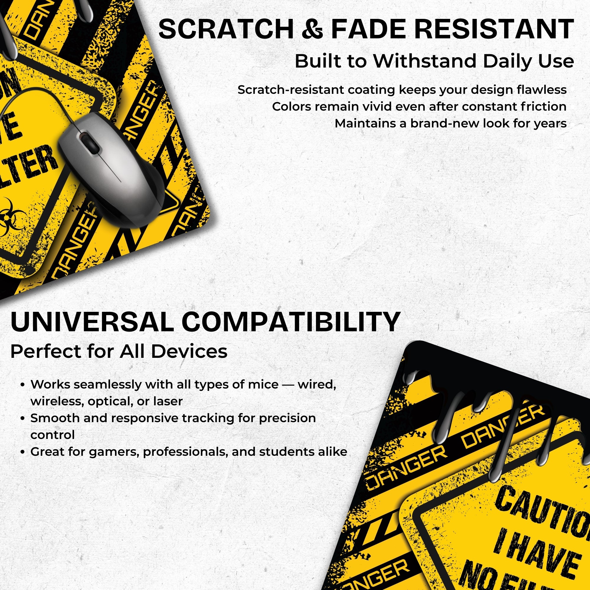 Bold Vibes Mouse Pad