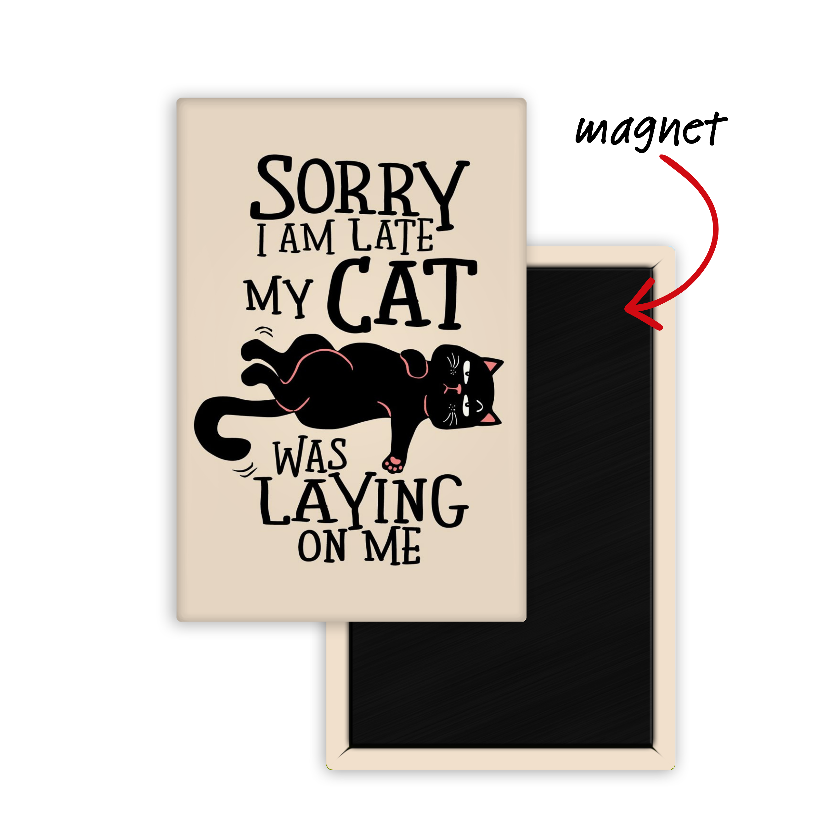 Drama Paws Fridge Magnet